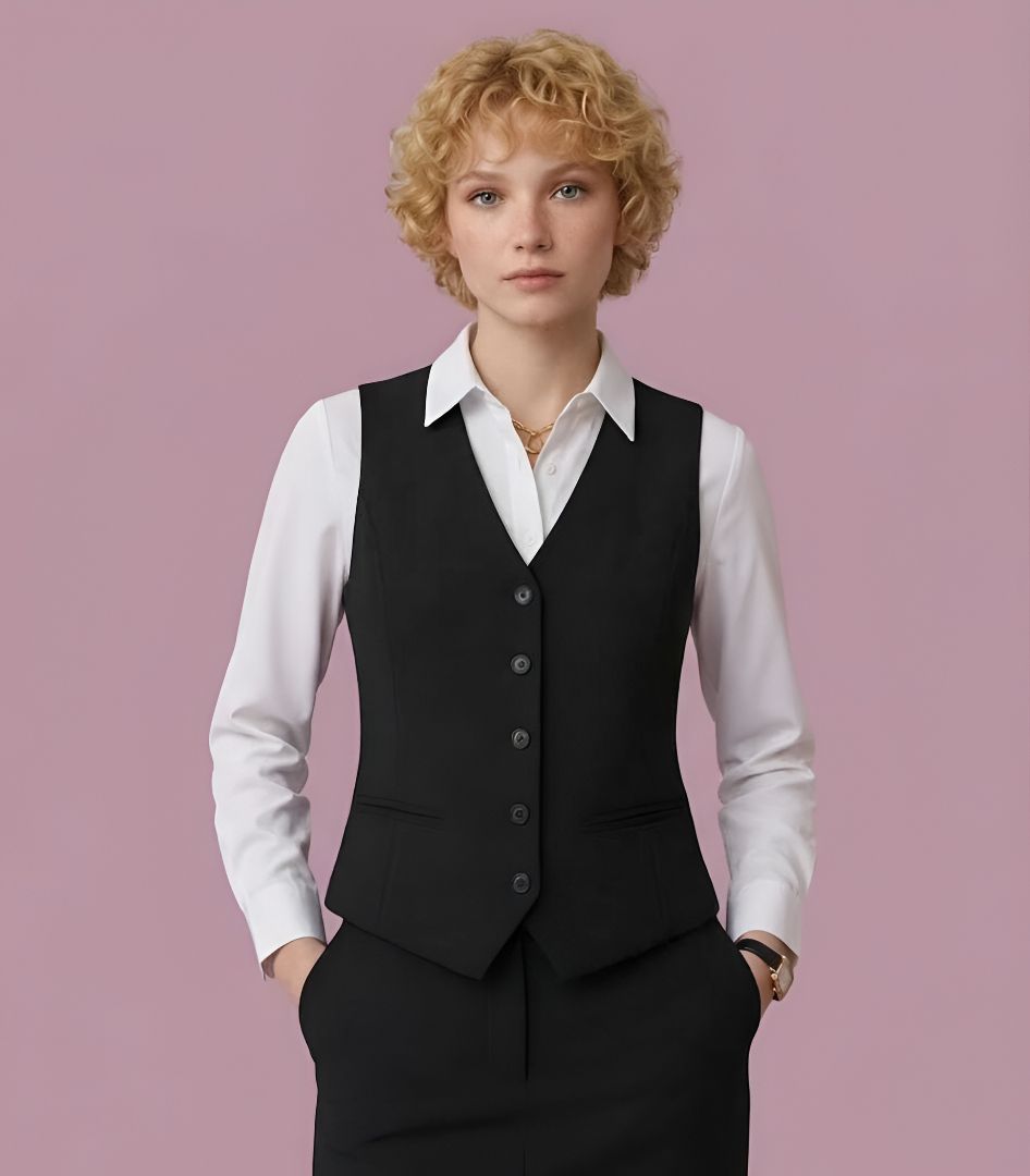 cadmon Solid Women Waistcoat-picture-15