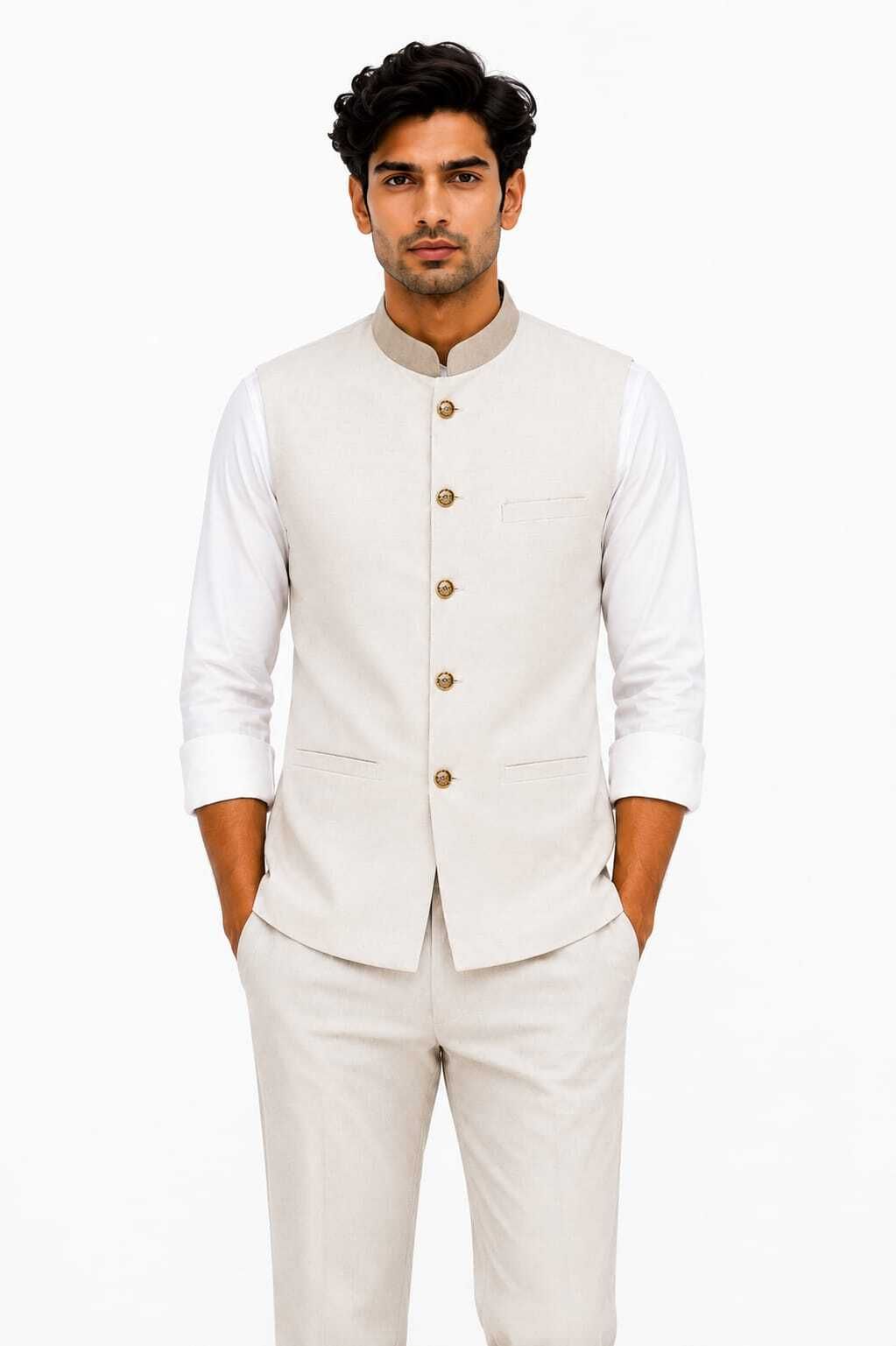 ynstrends Solid Men Waistcoat-picture-24