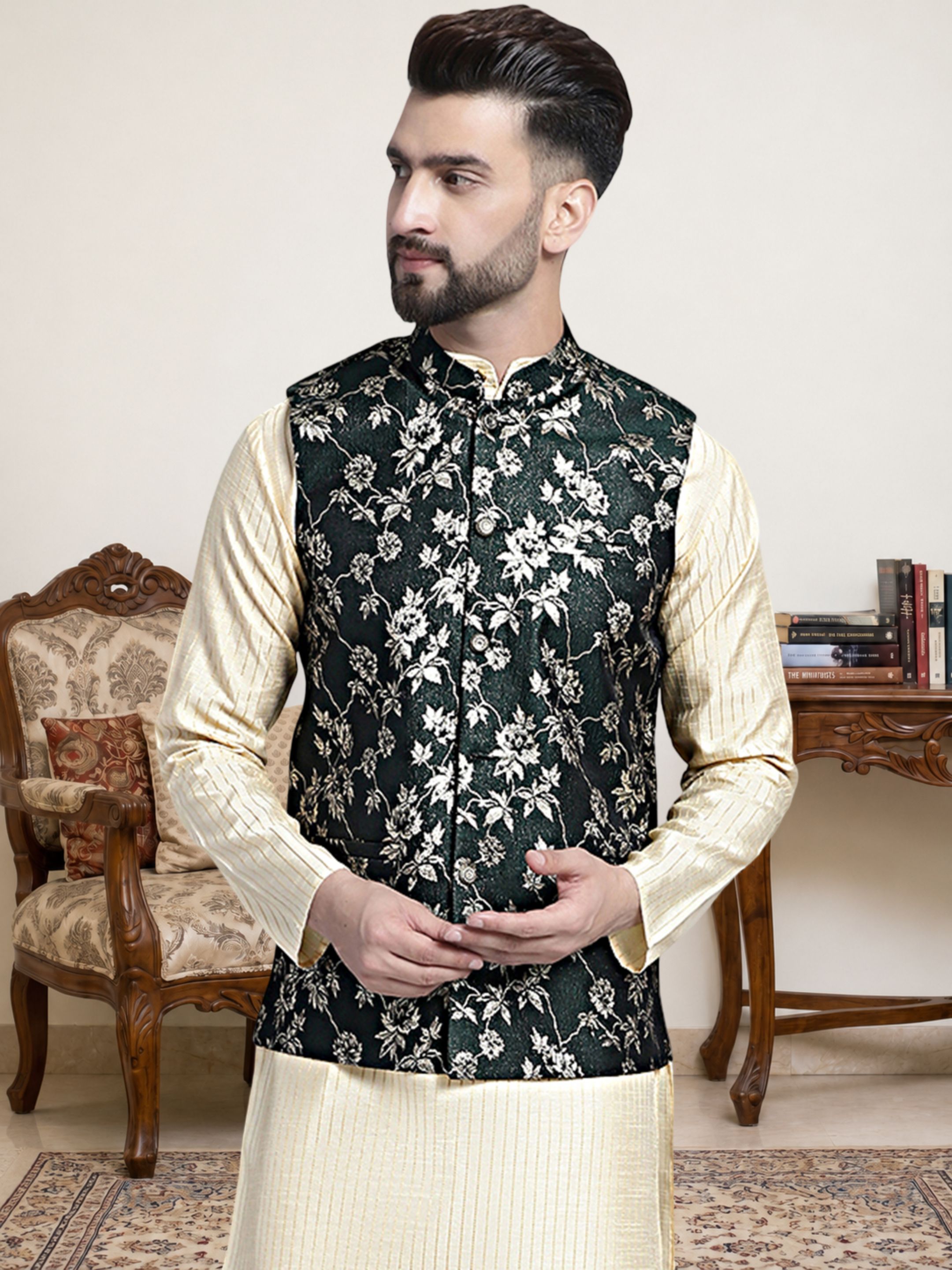 jompers Woven Men Waistcoat-picture-40
