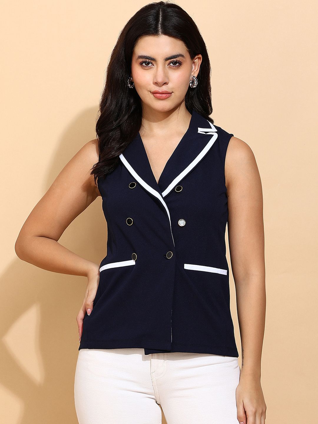 saffe Solid Women Waistcoat-picture-31