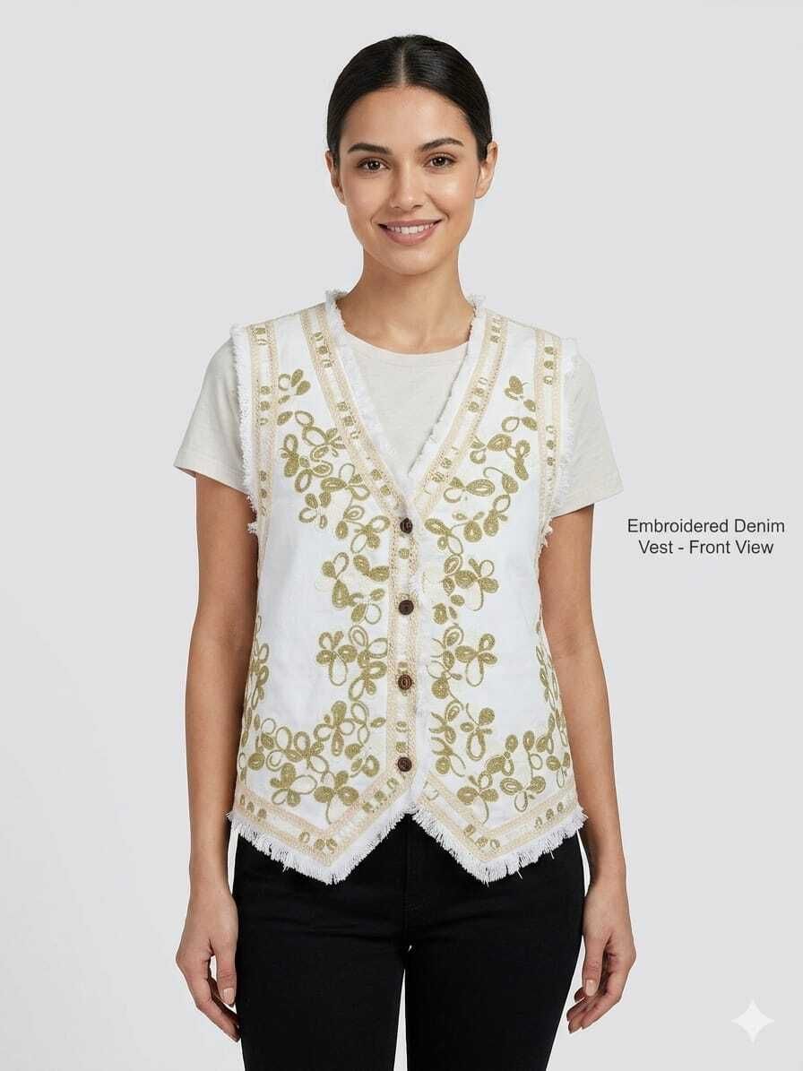 tara Embroidered Women Waistcoat-picture-45