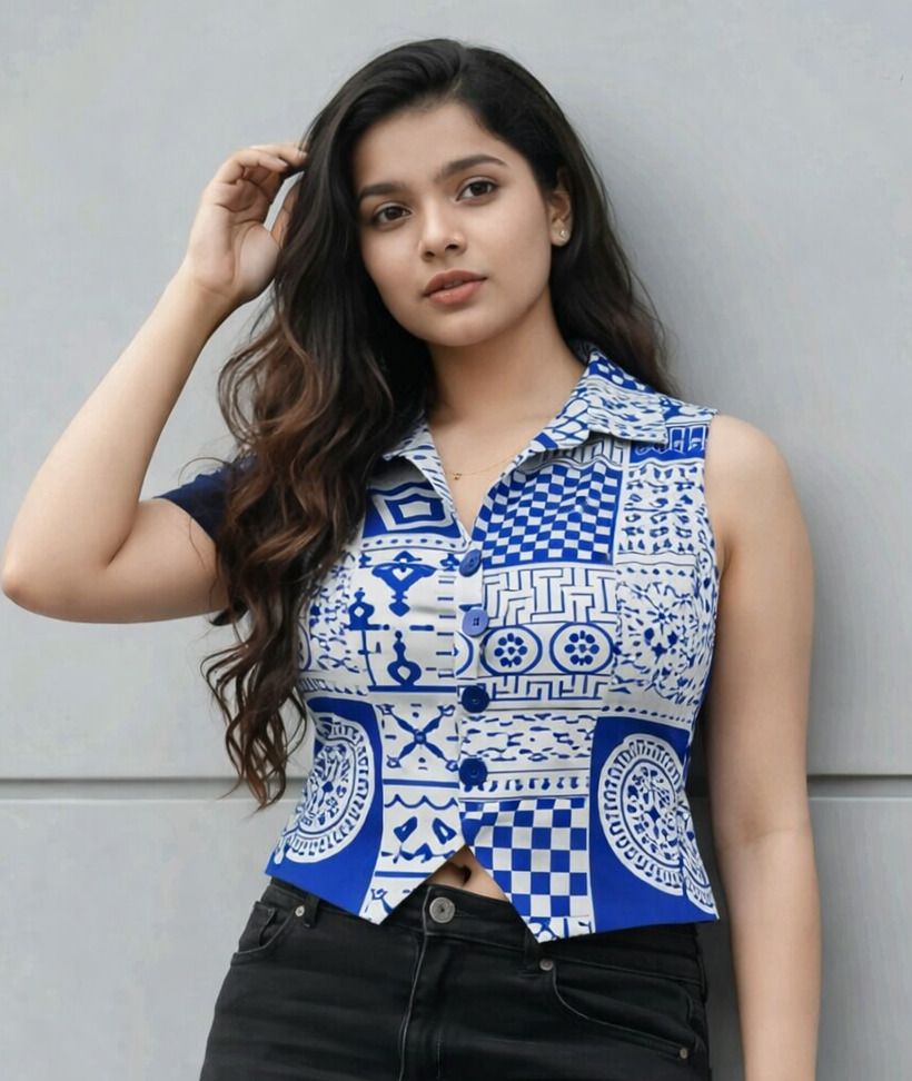 tinz Printed Women Waistcoat-picture-48