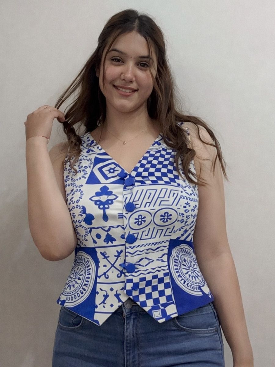 tinz Printed Women Waistcoat-picture-29