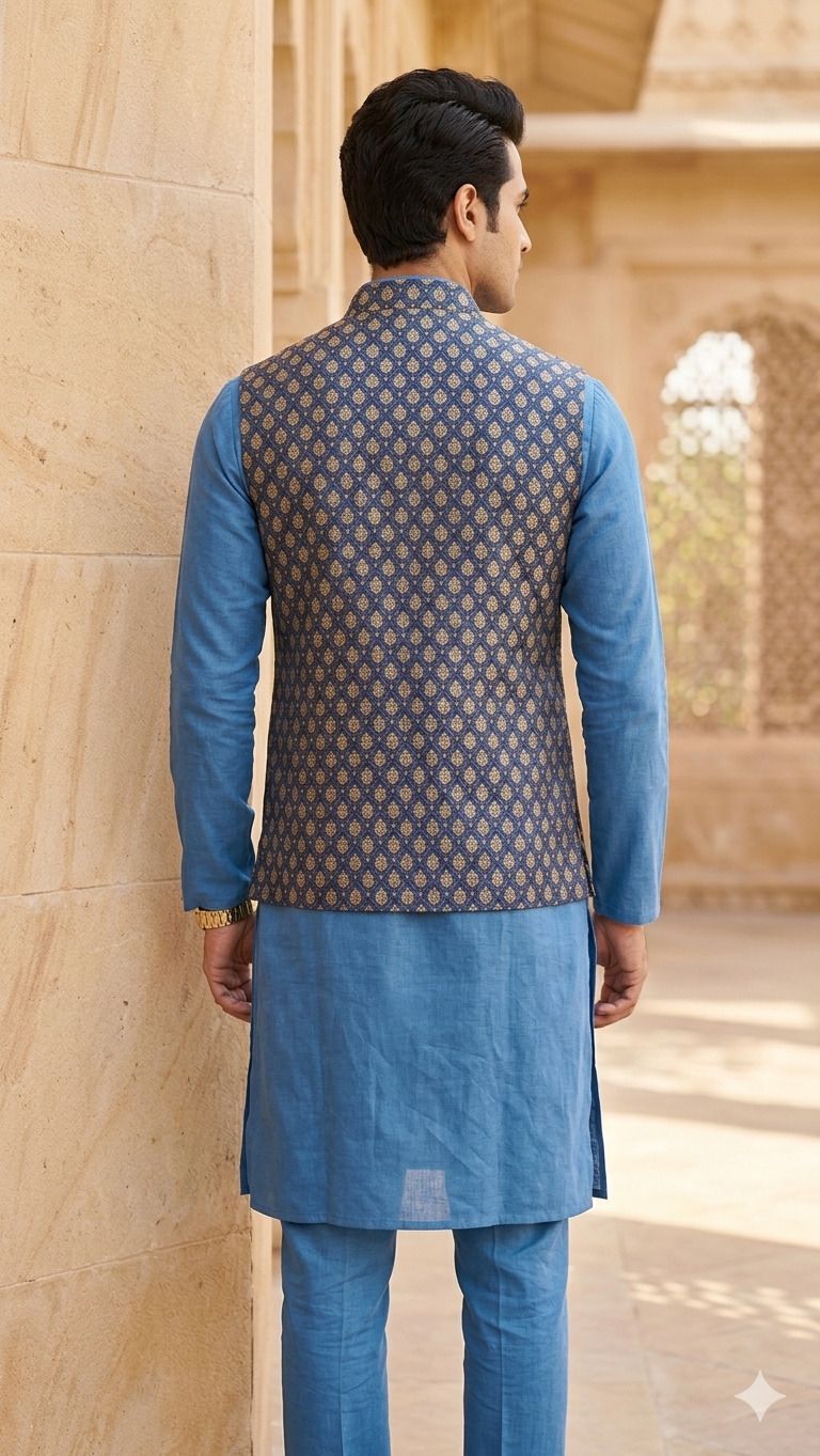 asthetic Printed Men Waistcoat-picture-16