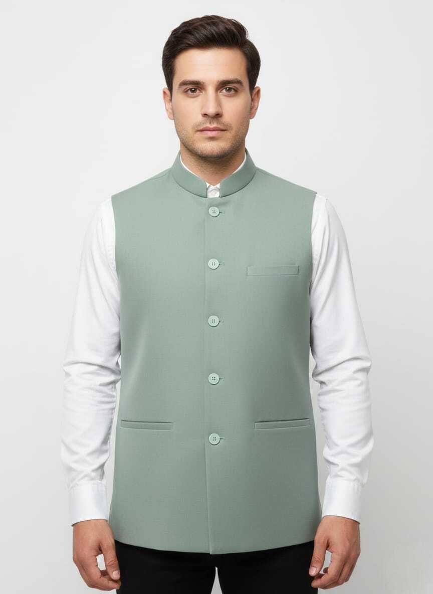 ynstrends Solid Men Waistcoat-picture-17