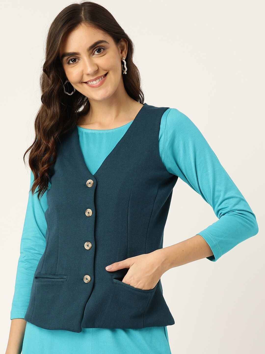 brinns Solid Women Waistcoat-picture-33