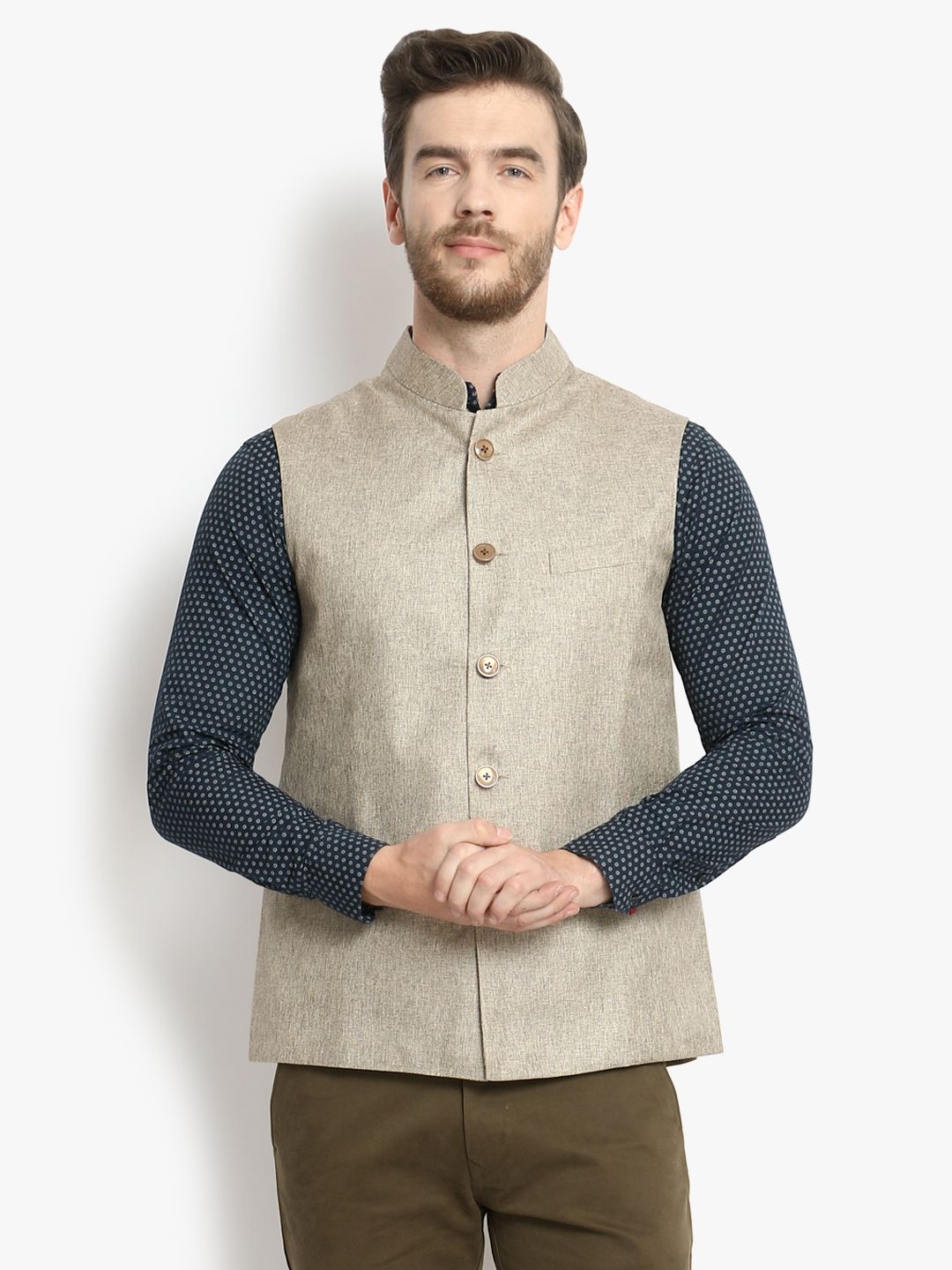 Solid Men Waistcoat