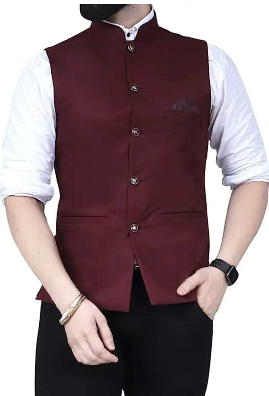 Solid Men Waistcoat