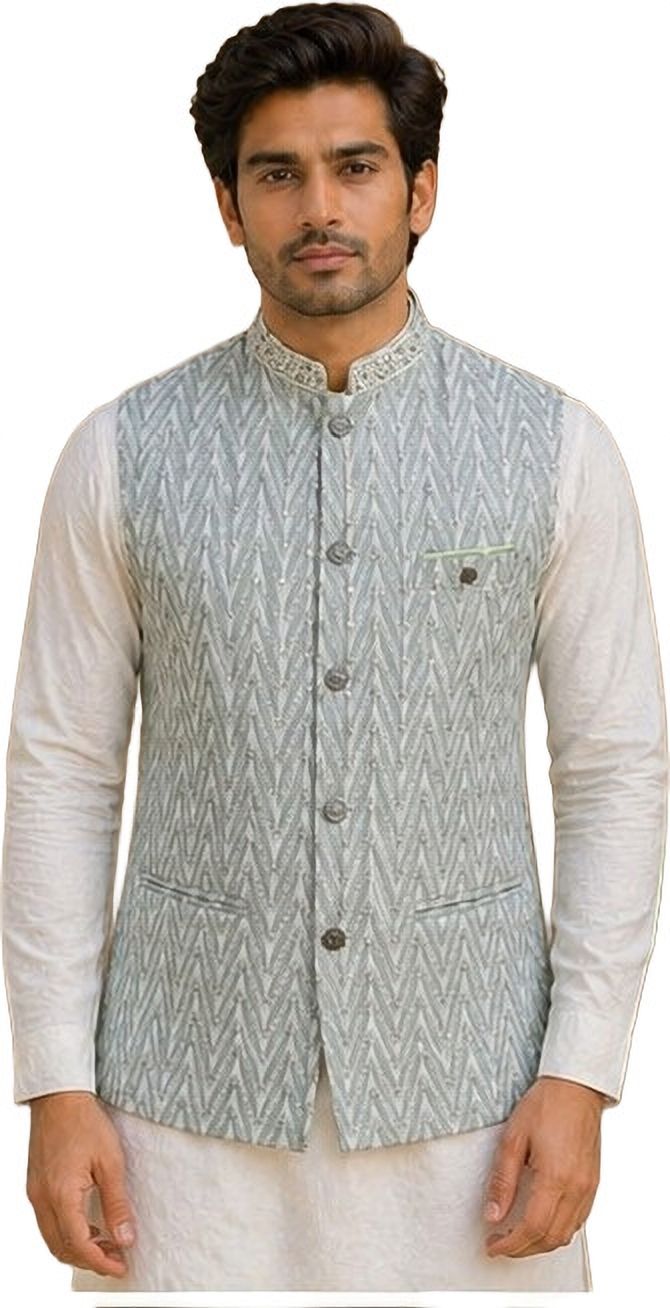 risani Embroidered Men Waistcoat-picture-32
