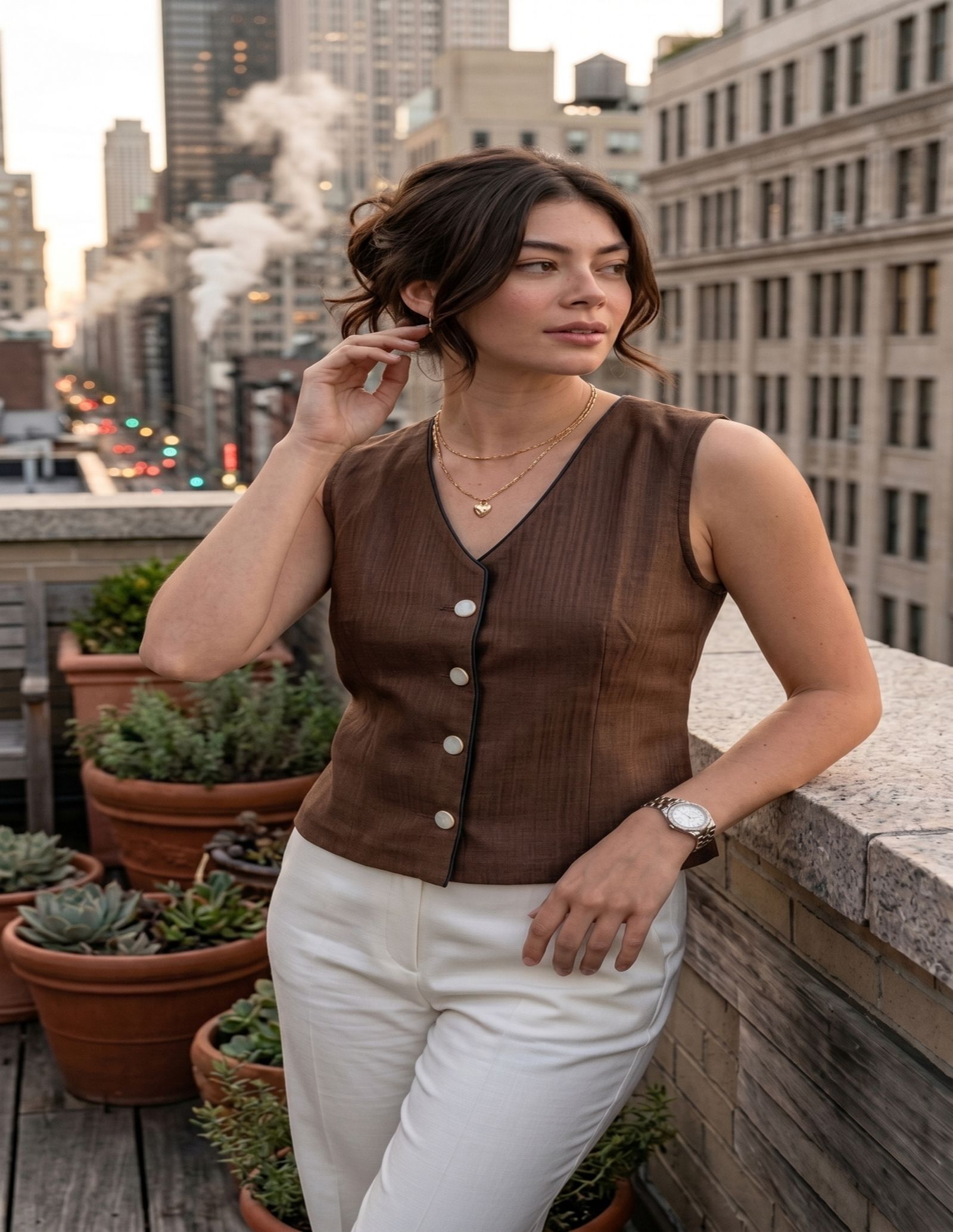 maykr Solid Women Waistcoat-picture-20