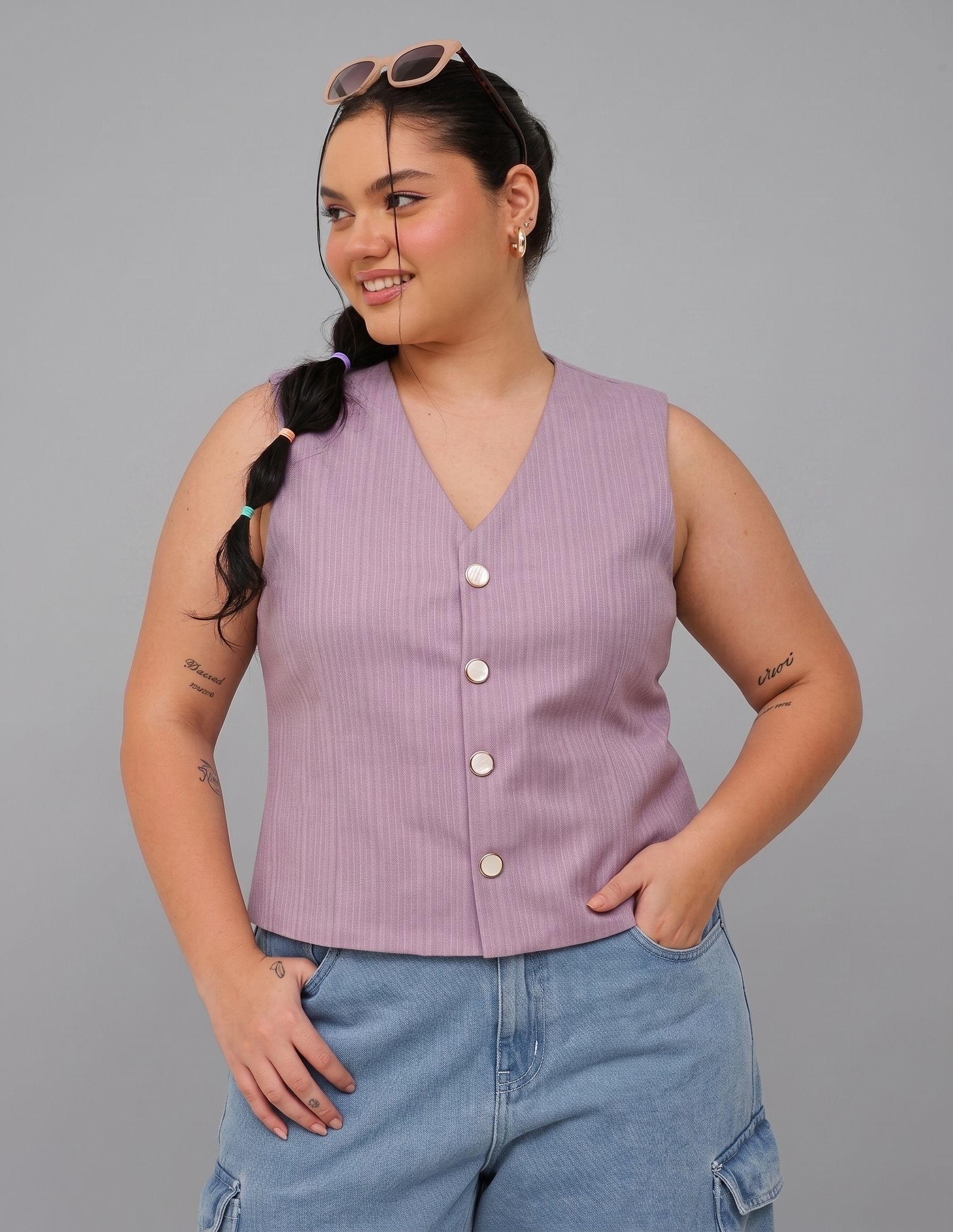 perfect productions Solid Women Waistcoat-picture-2