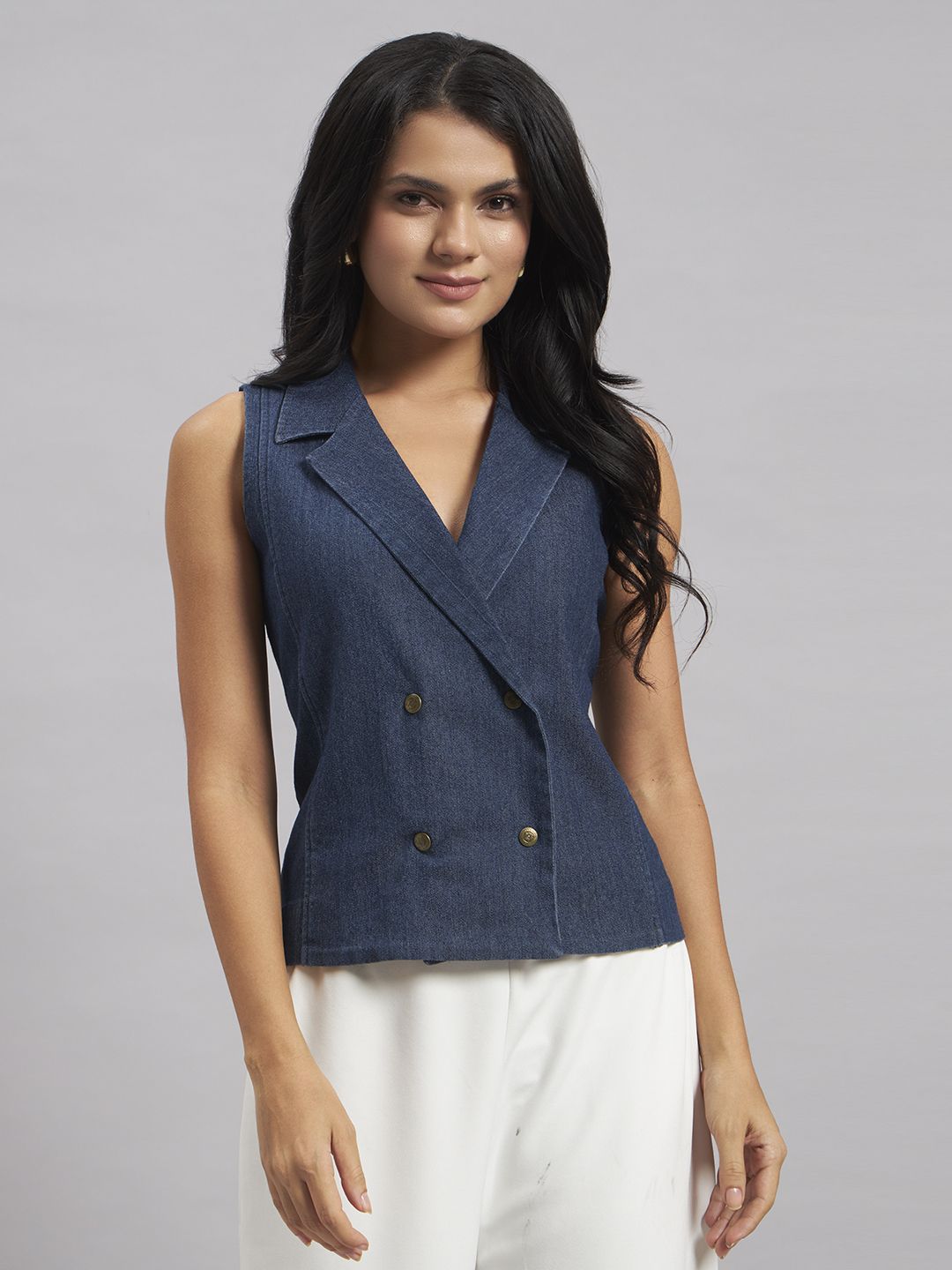 cottinfab Solid Women Waistcoat-picture-11