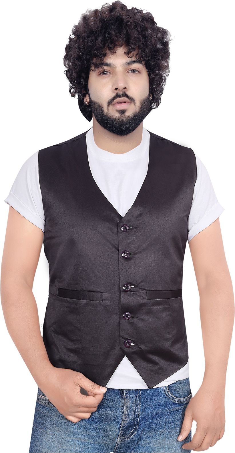 abc garments Solid Men Waistcoat-picture-24