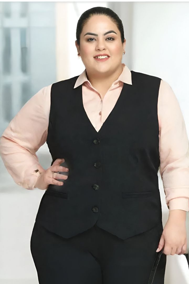 Solid Women Waistcoat-image-35