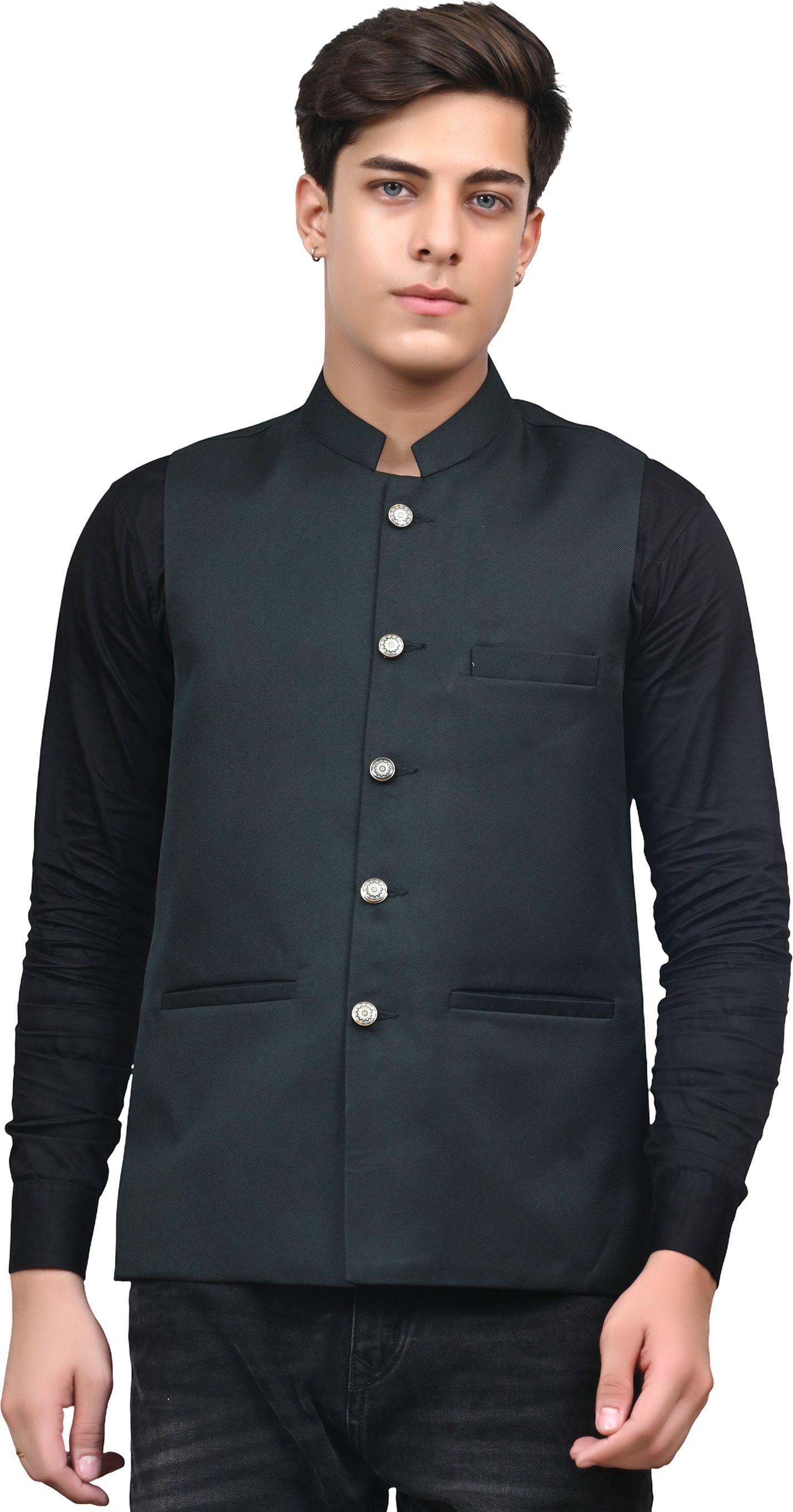 nadwi garments Solid Men Waistcoat-picture-12