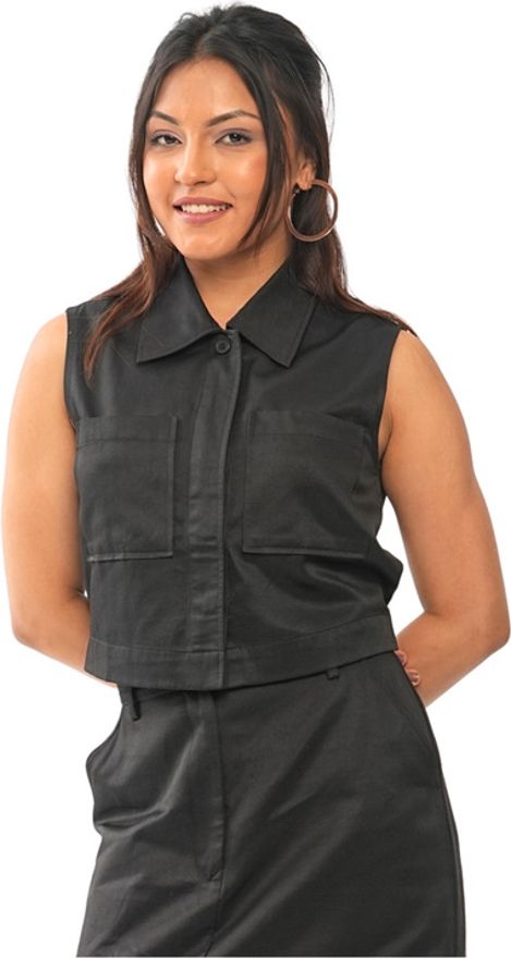 house of professionals Solid Women Waistcoat-picture-36