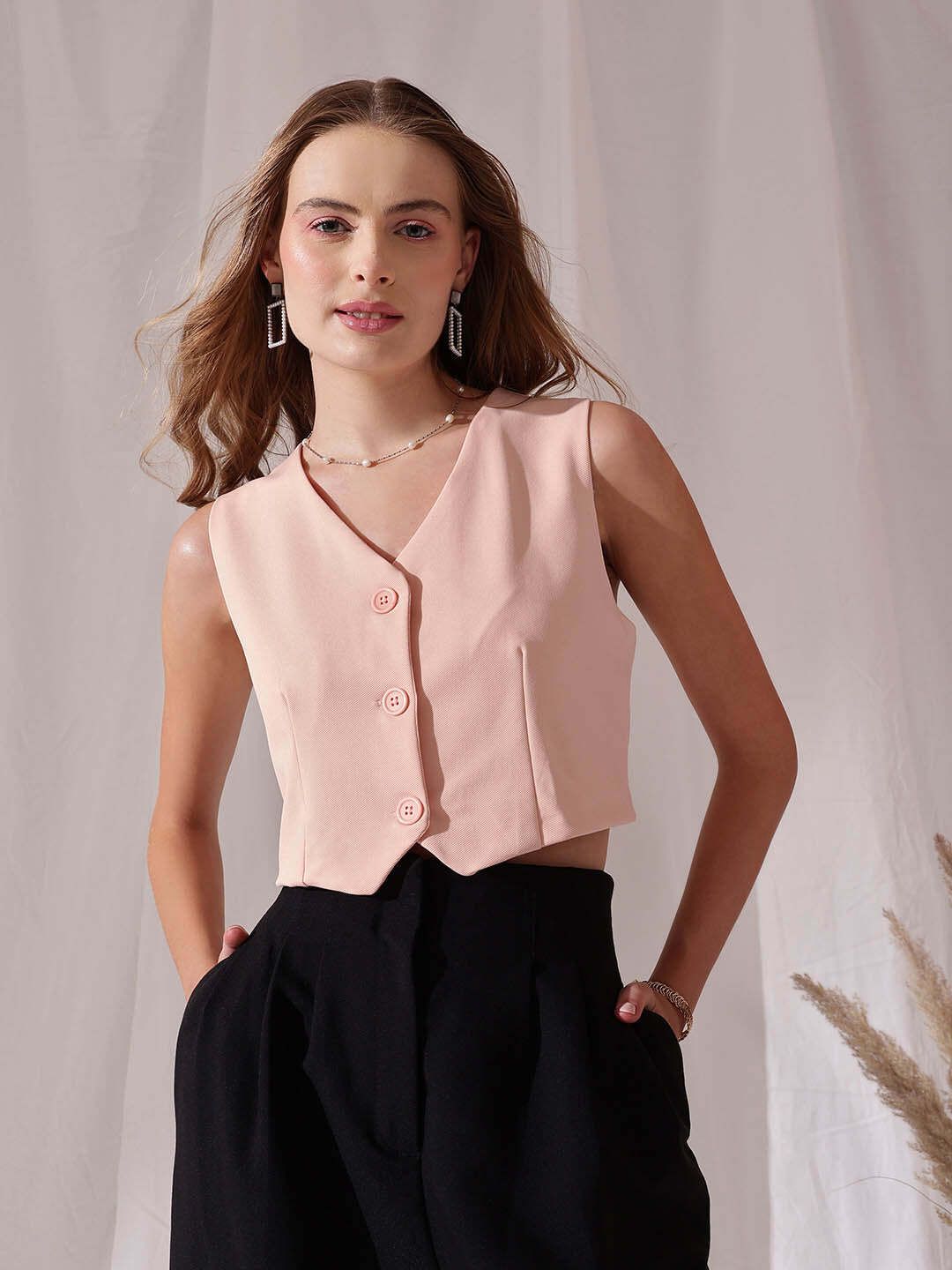 street9 Solid Women Waistcoat-picture-11