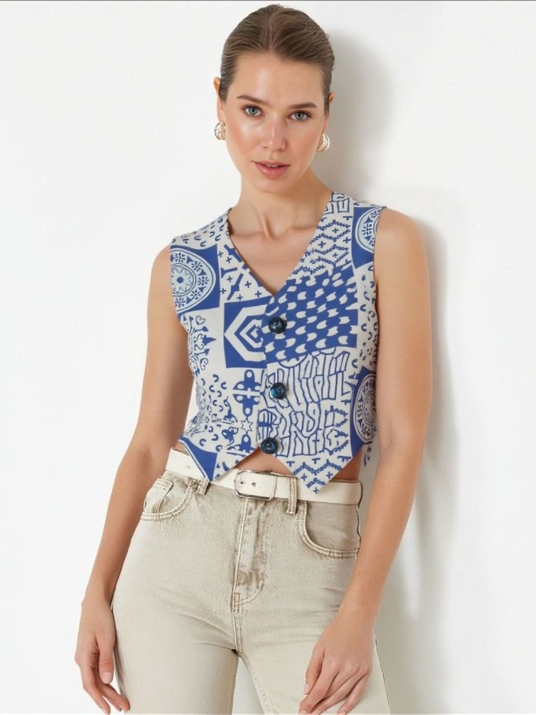 perfect productions Printed Women Waistcoat-picture-16
