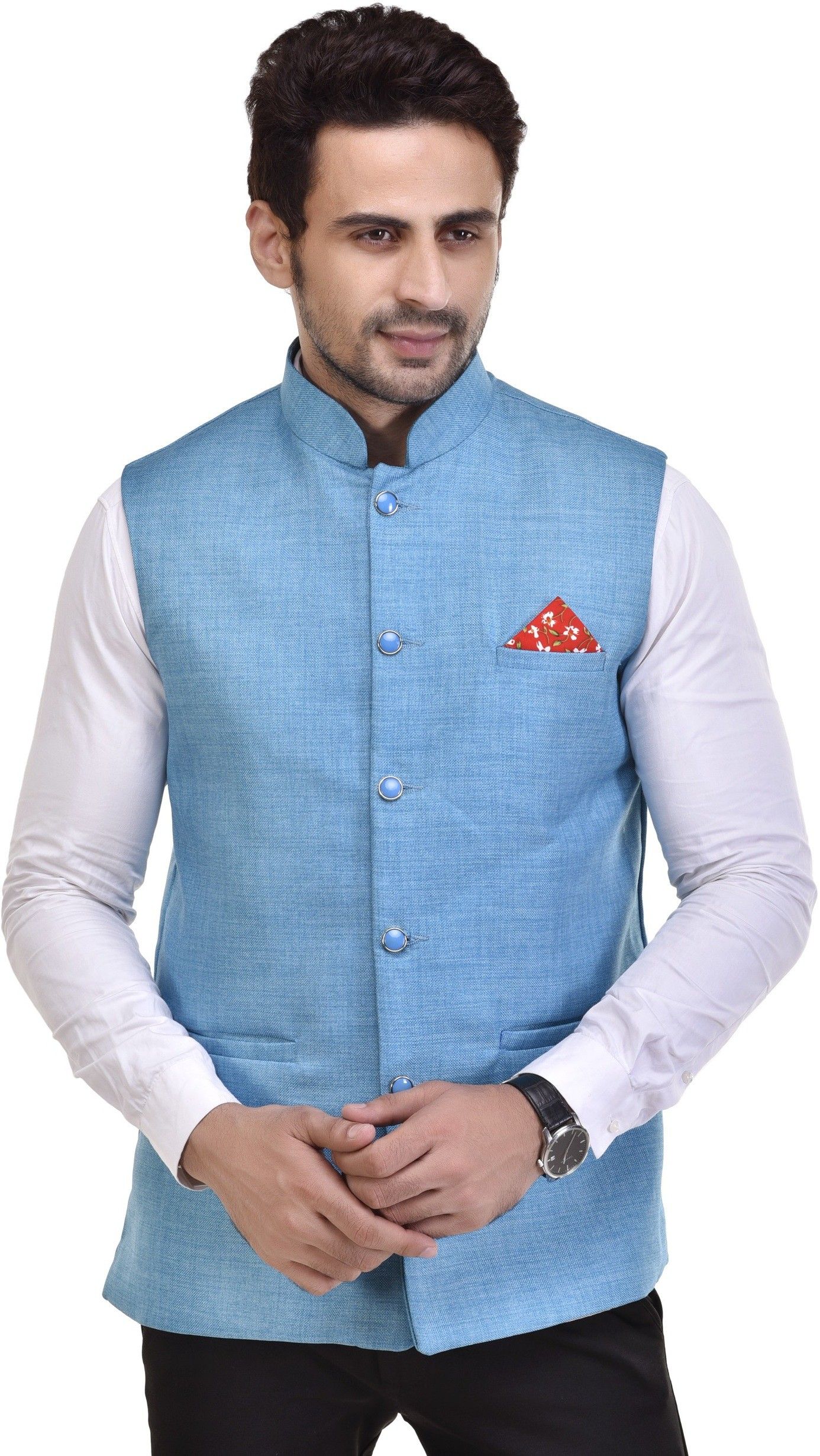 best smart choice Self Design Men Waistcoat-picture-35