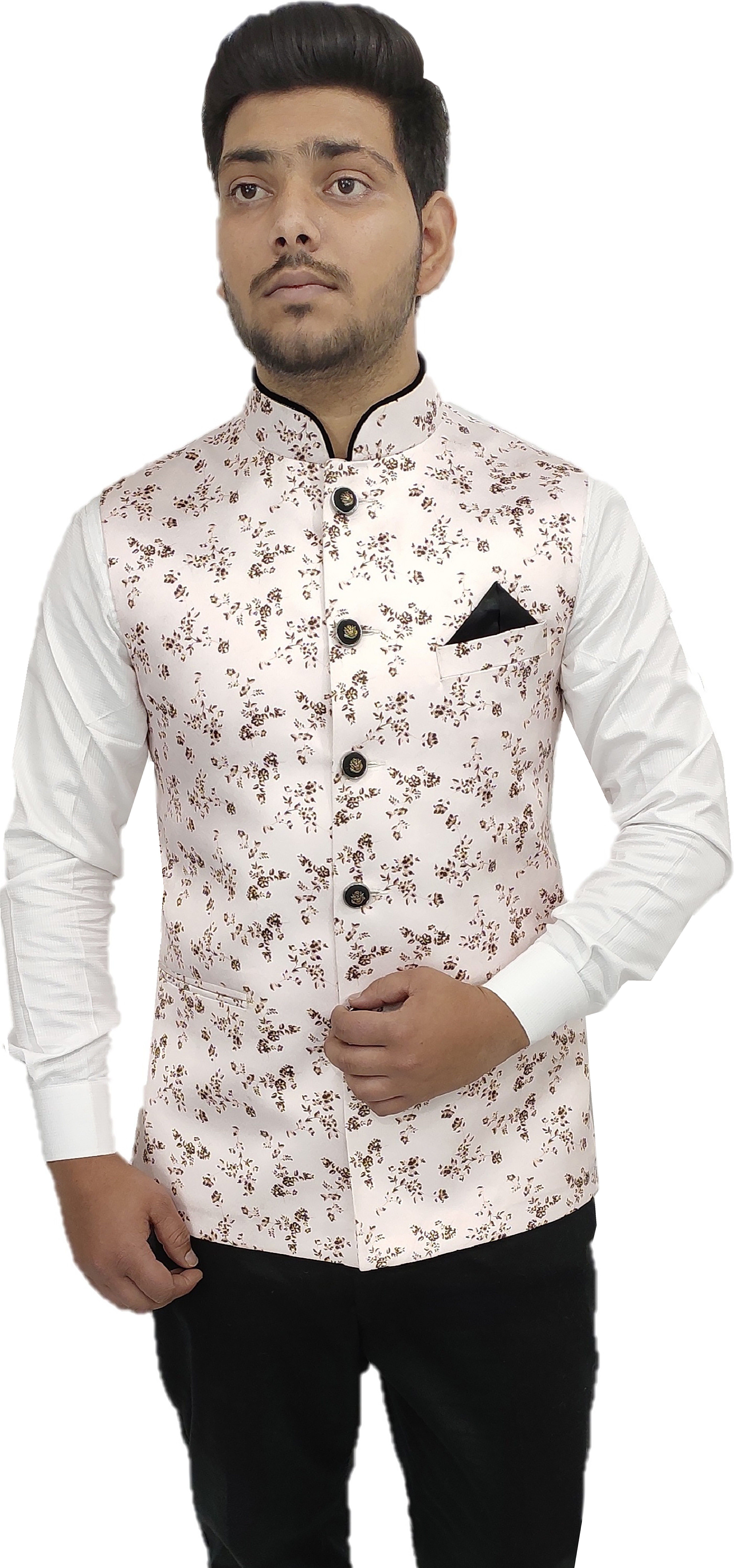 aljaami Printed Men Waistcoat-picture-19