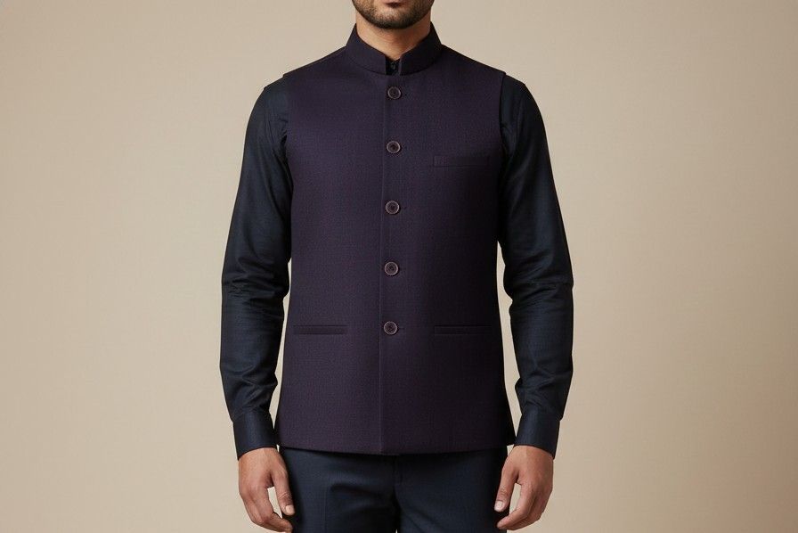 Checkered Men Waistcoat