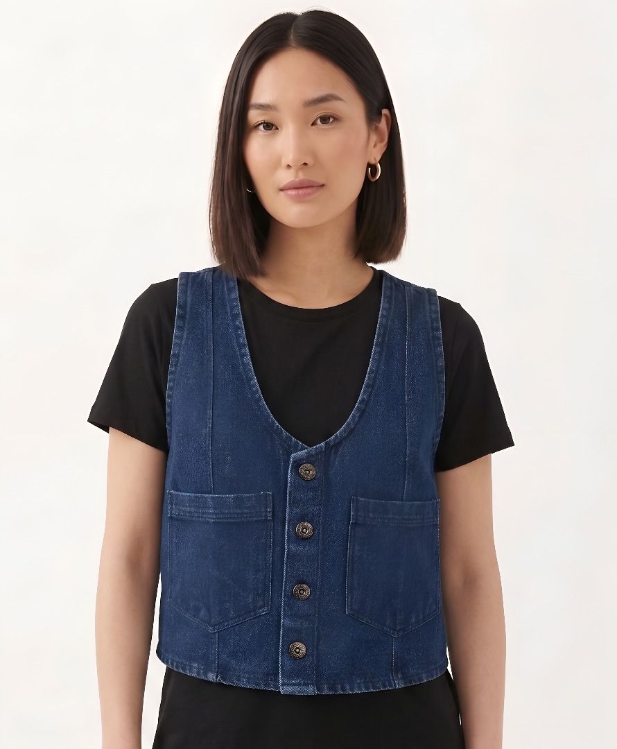 cadmon Solid Women Waistcoat-picture-25