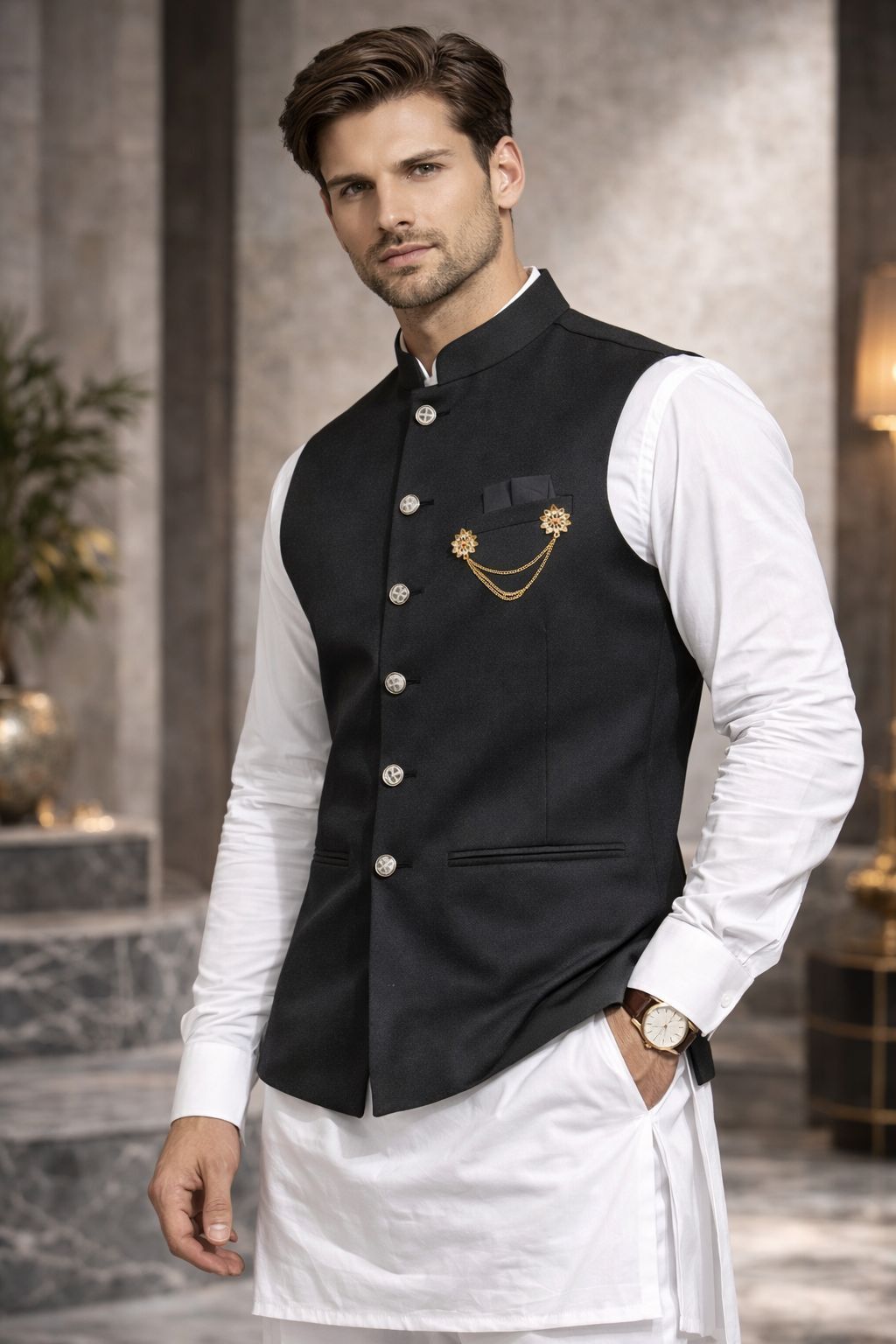 gazewear Solid Men Waistcoat-picture-20