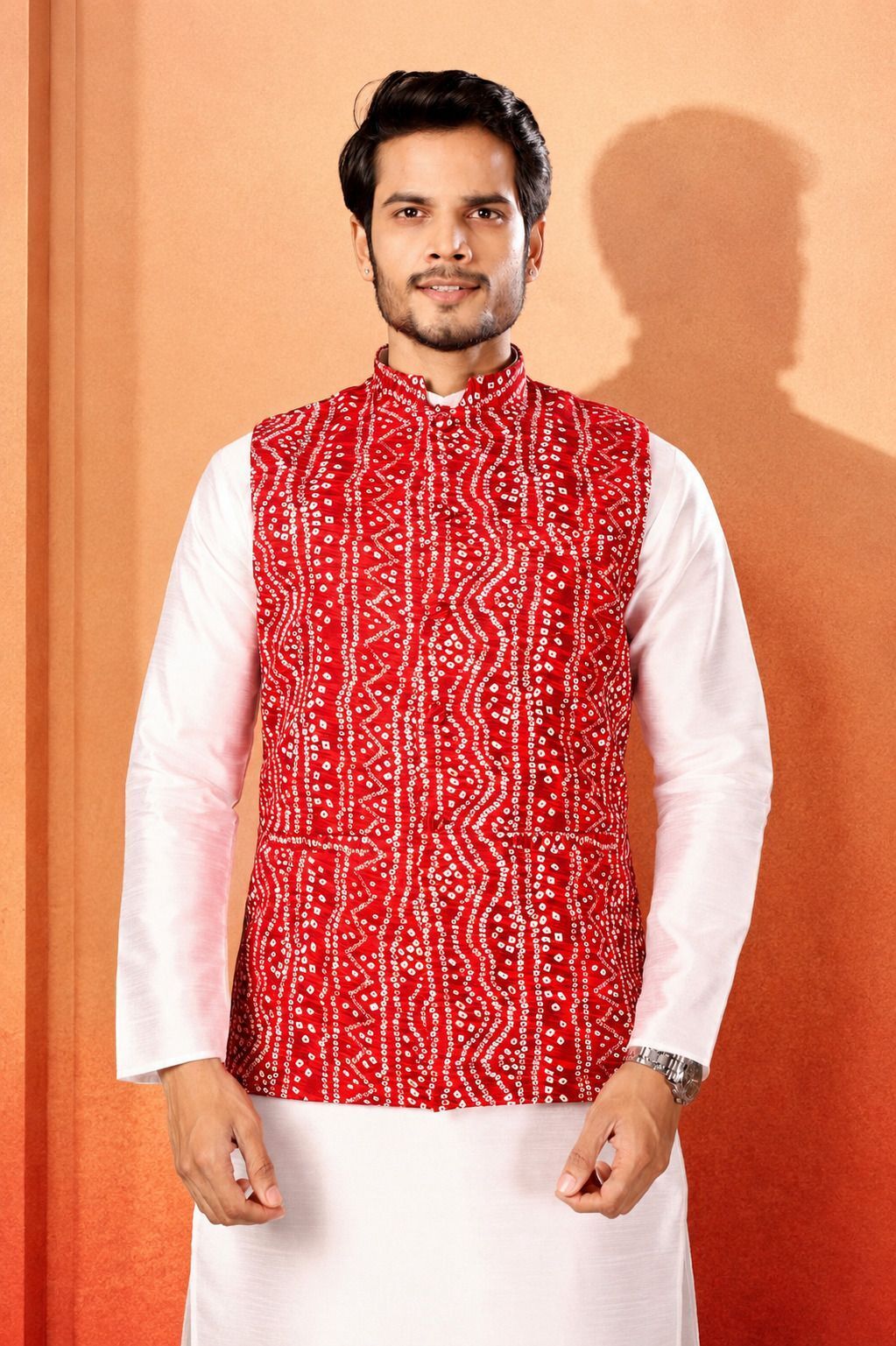 modern mughals Printed Men Waistcoat-picture-22