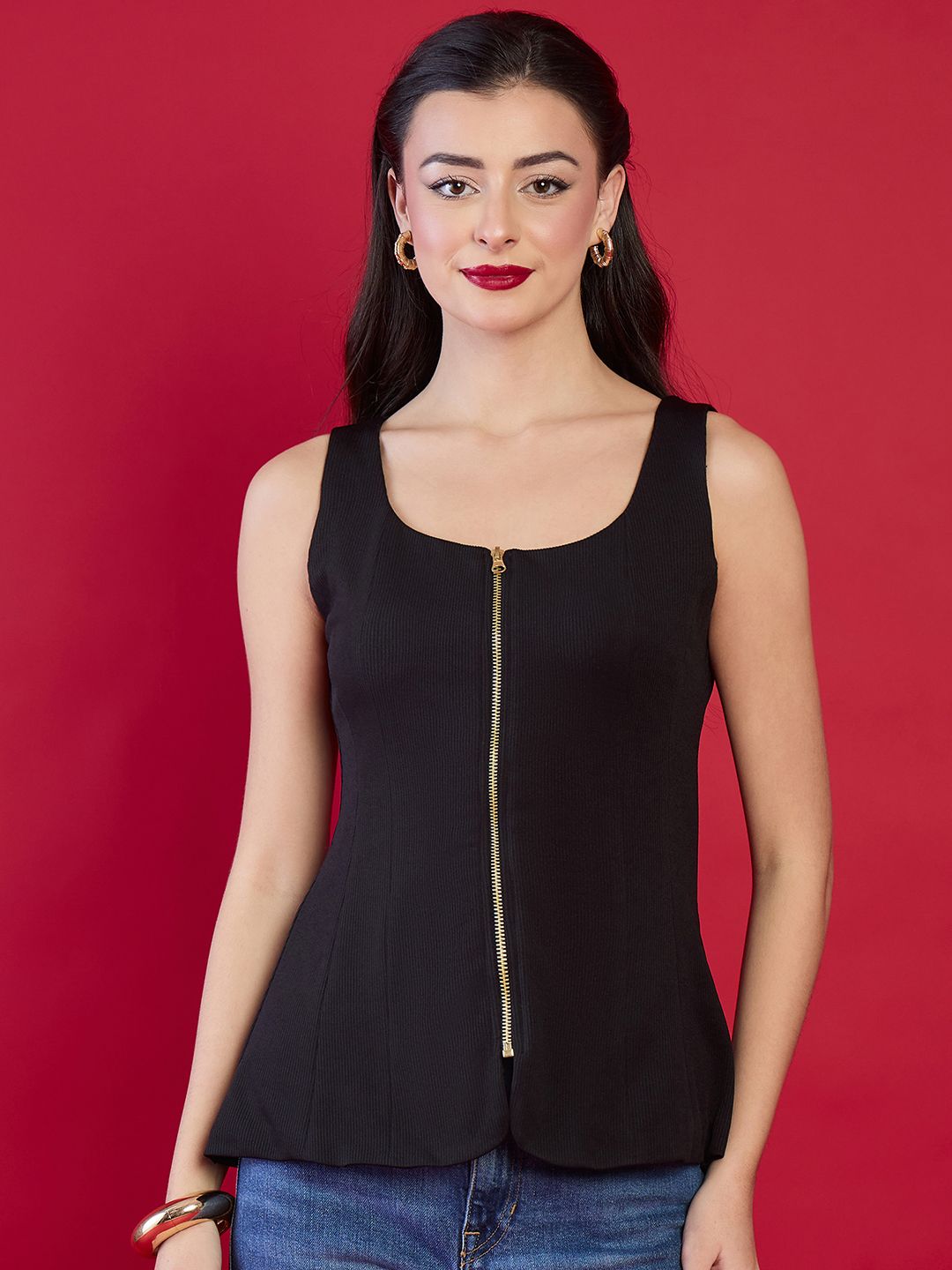 uptownie Solid Women Waistcoat-picture-14