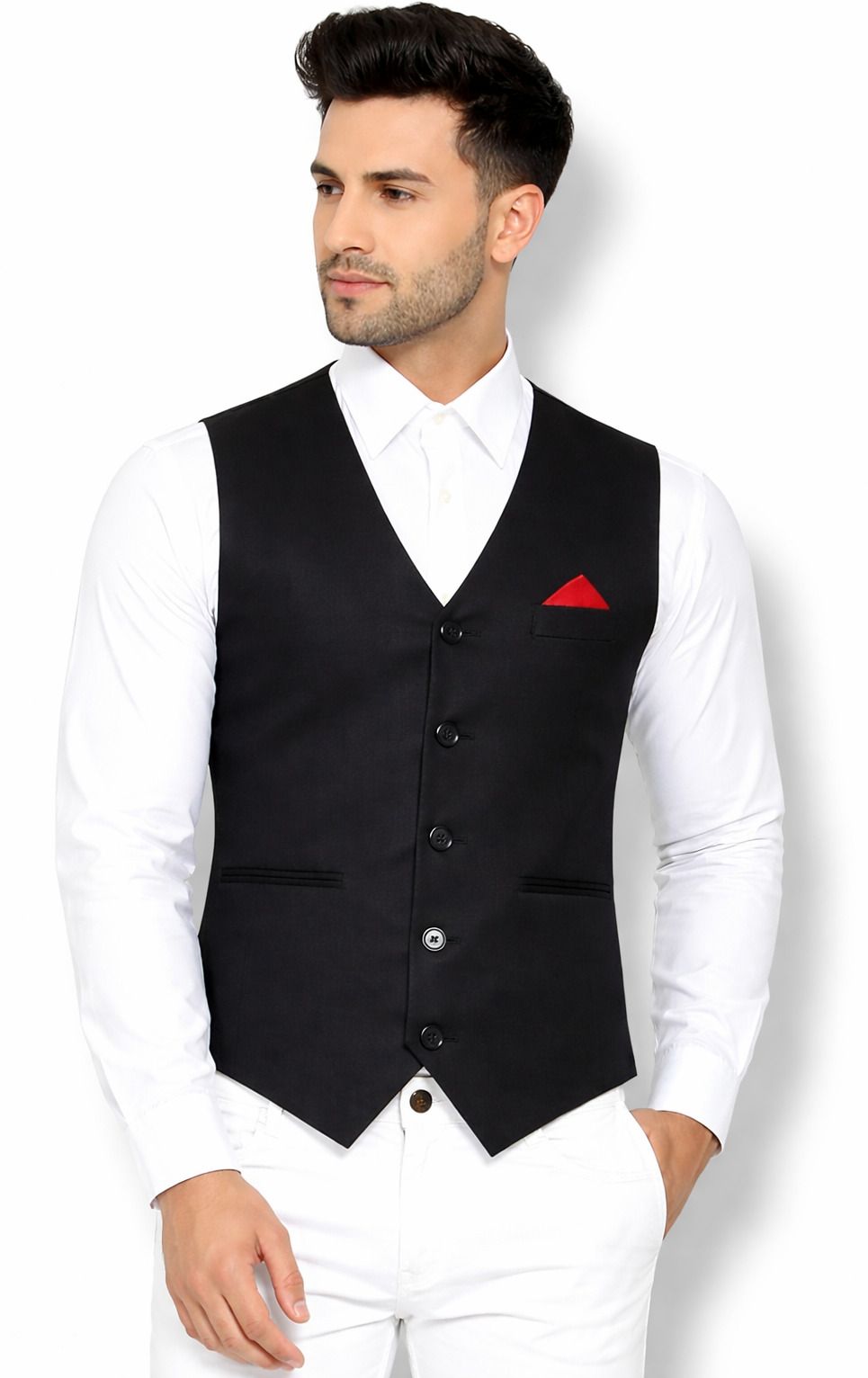 crazy fashion creation Solid Men Waistcoat-picture-21