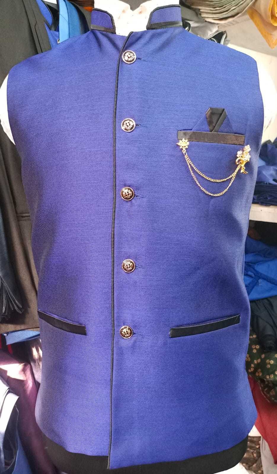 Self Design Men Waistcoat