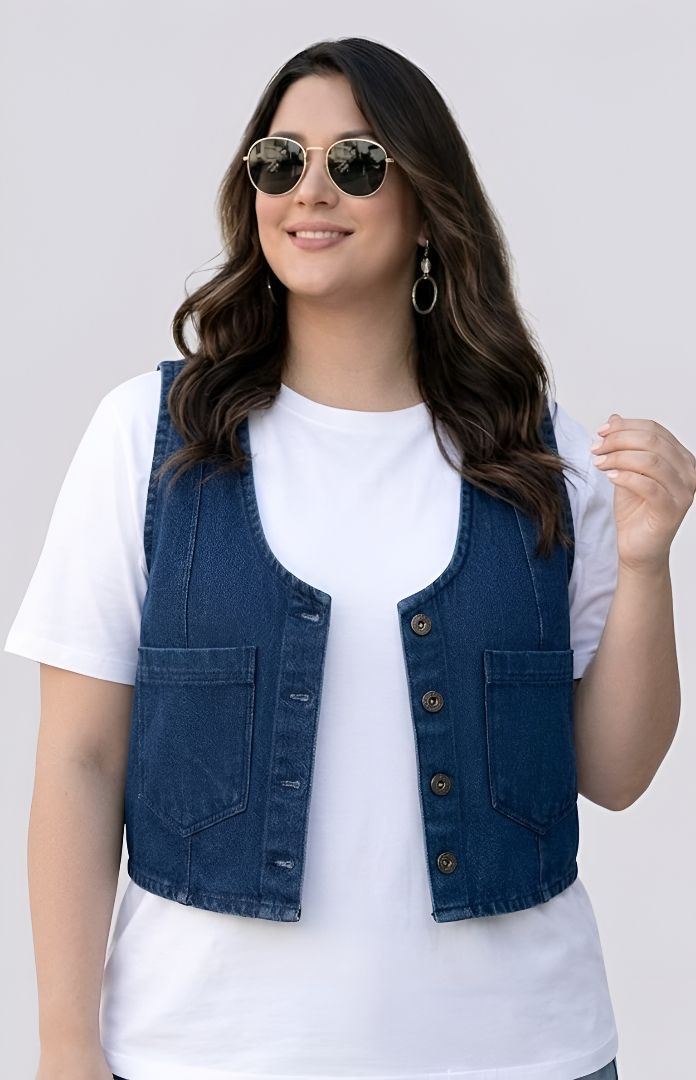 cadmon Solid Women Waistcoat-picture-23