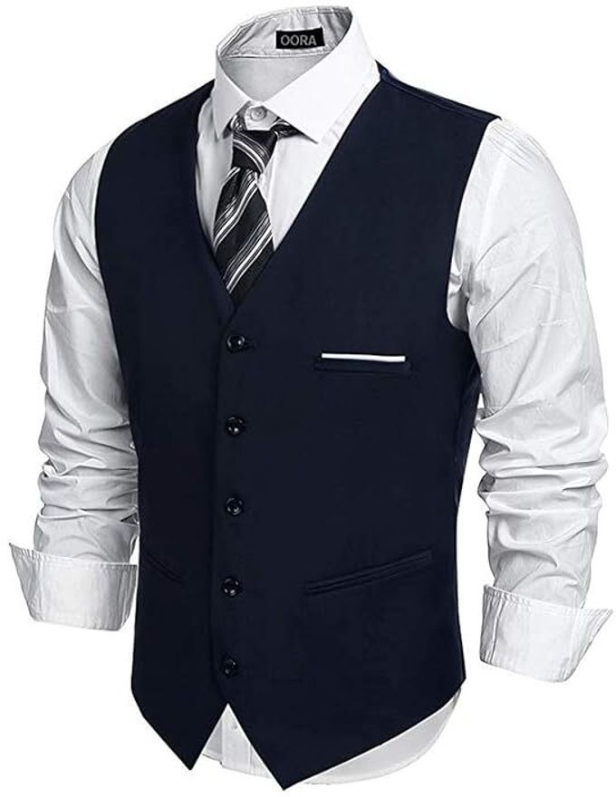 oora Self Design Men Waistcoat-picture-16
