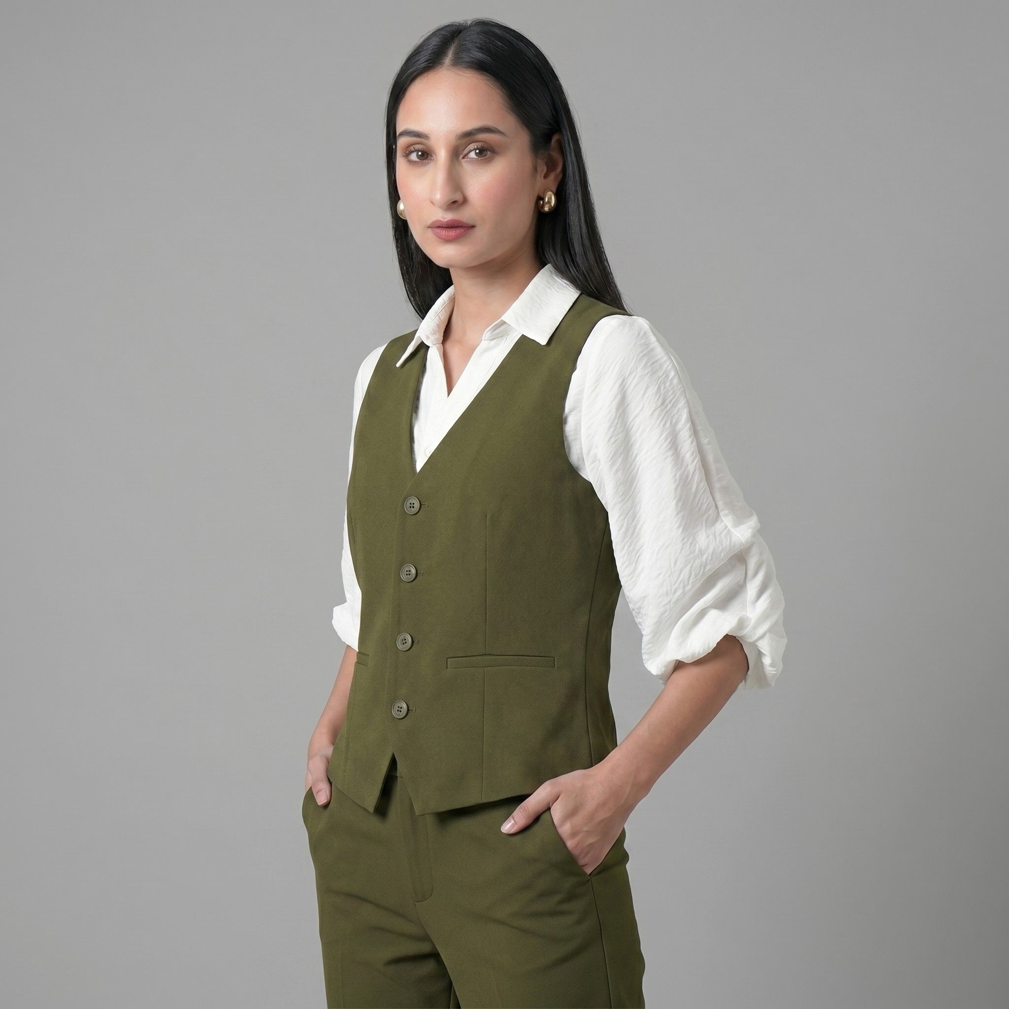 perfect productions Solid Women Waistcoat-picture-16
