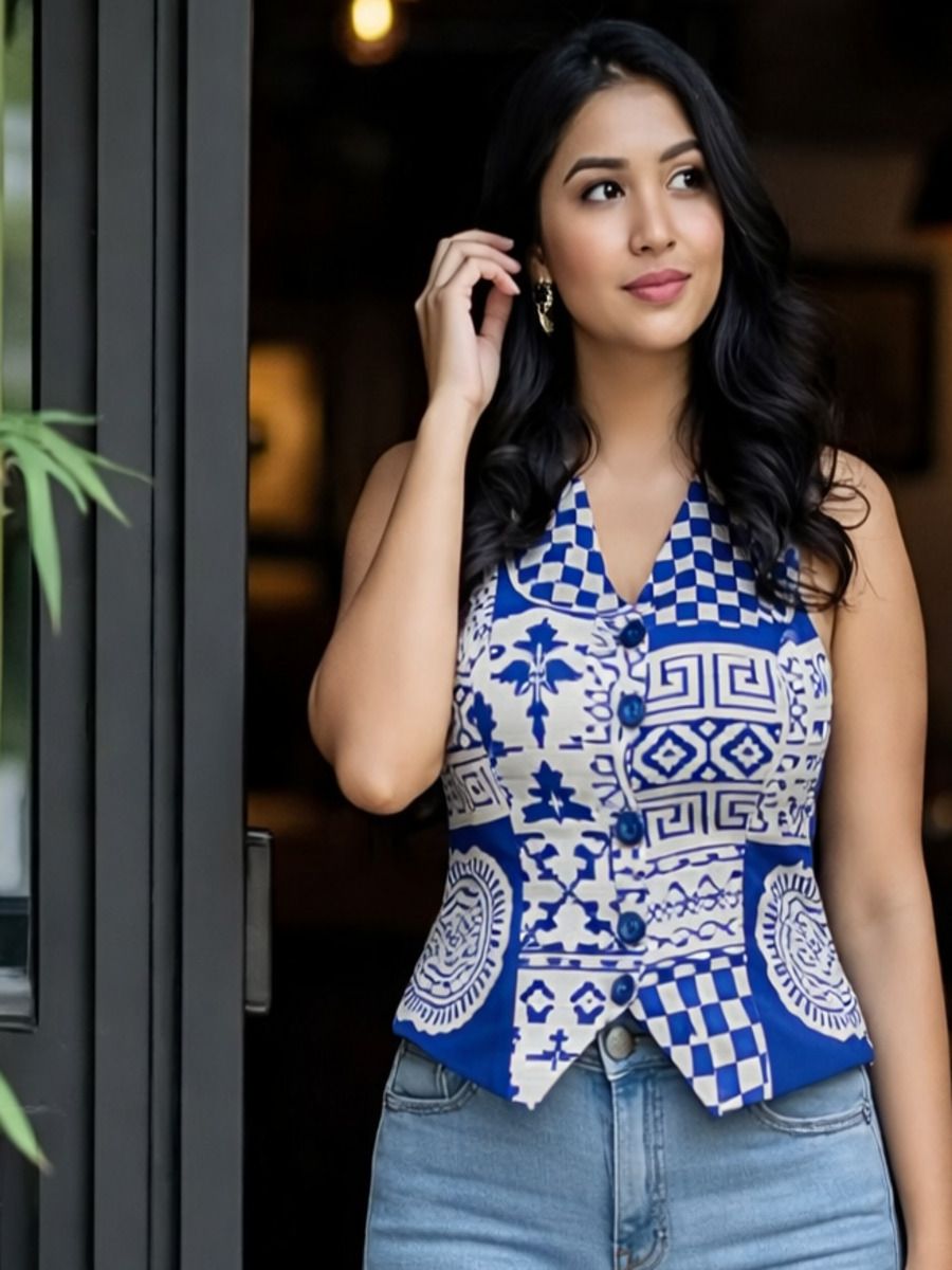 tinz Printed Women Waistcoat-picture-24
