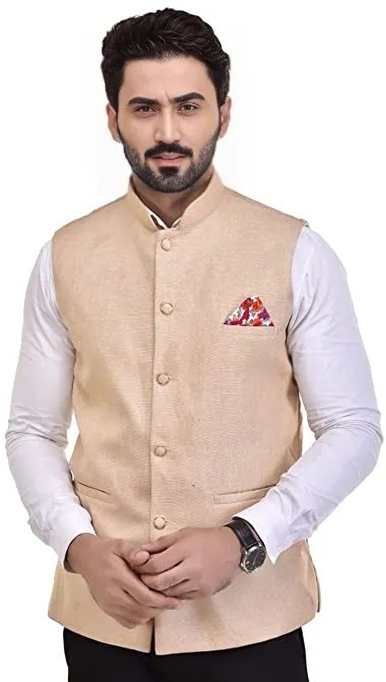 qitty Solid Men Waistcoat-picture-12