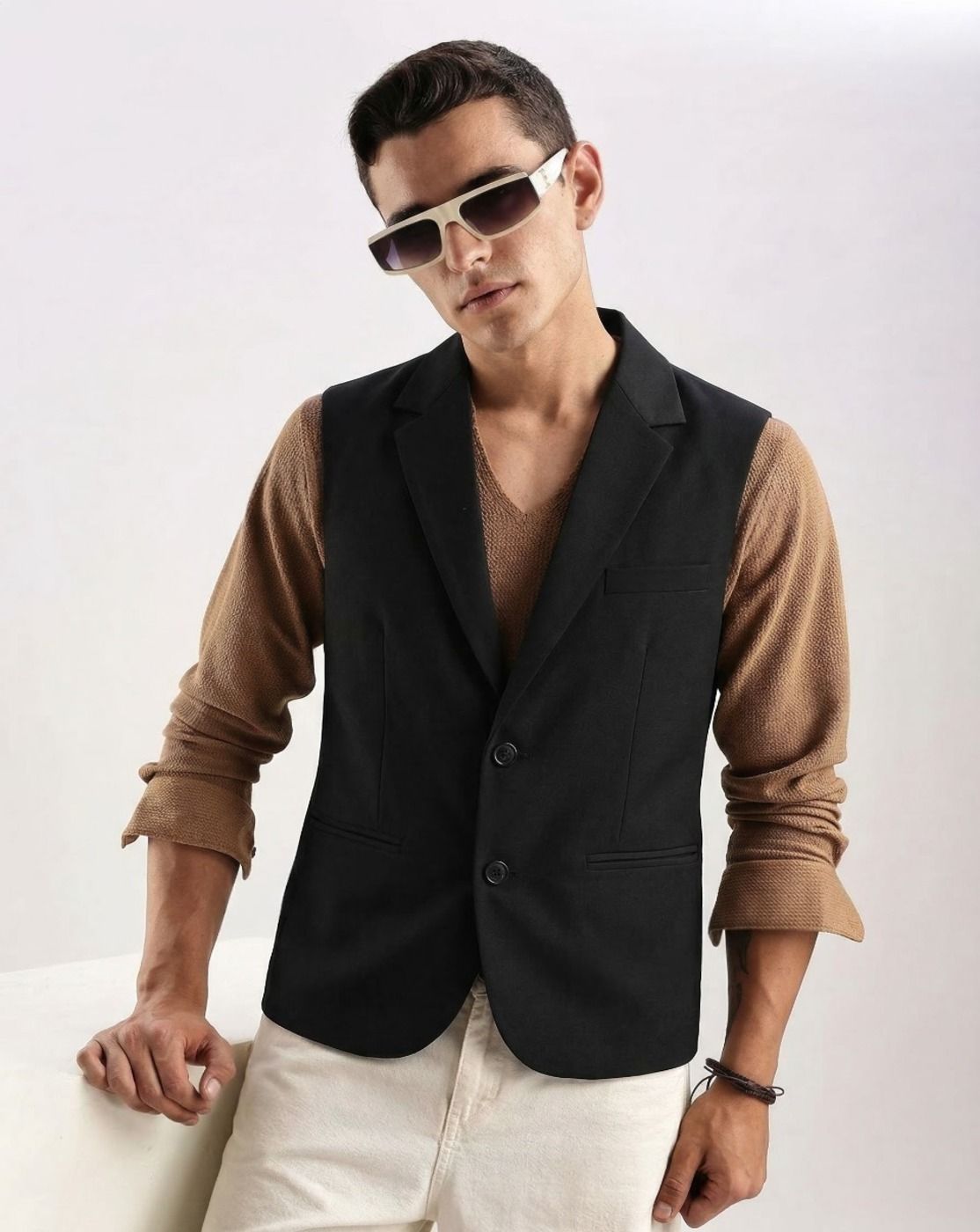 moonxs Solid Men Waistcoat-picture-13