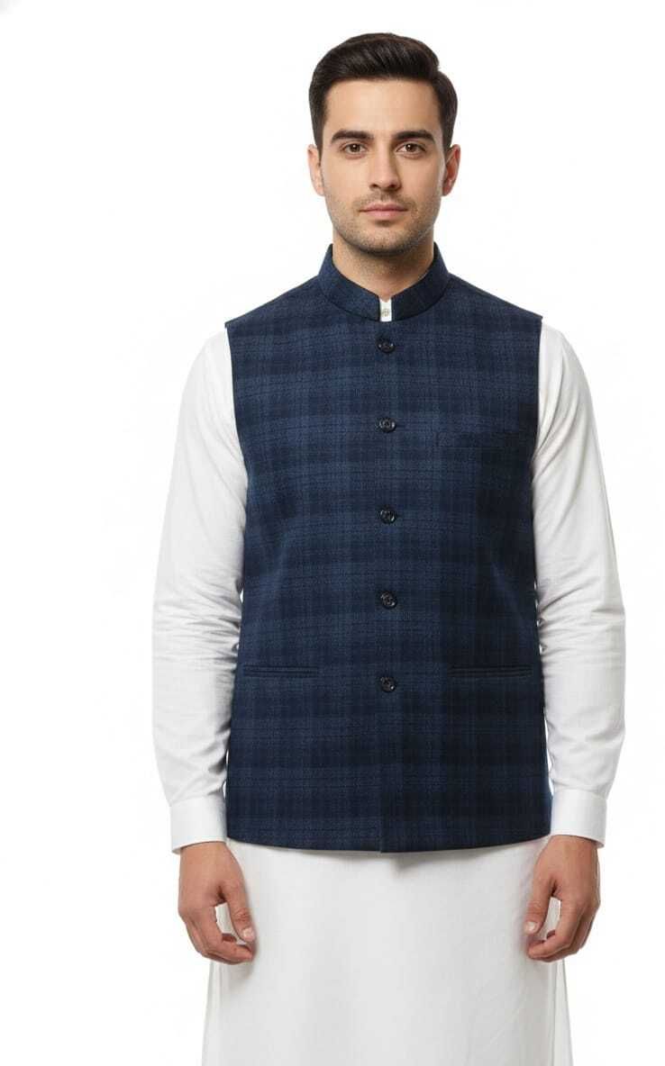 ynstrends Checkered Men Waistcoat-picture-23
