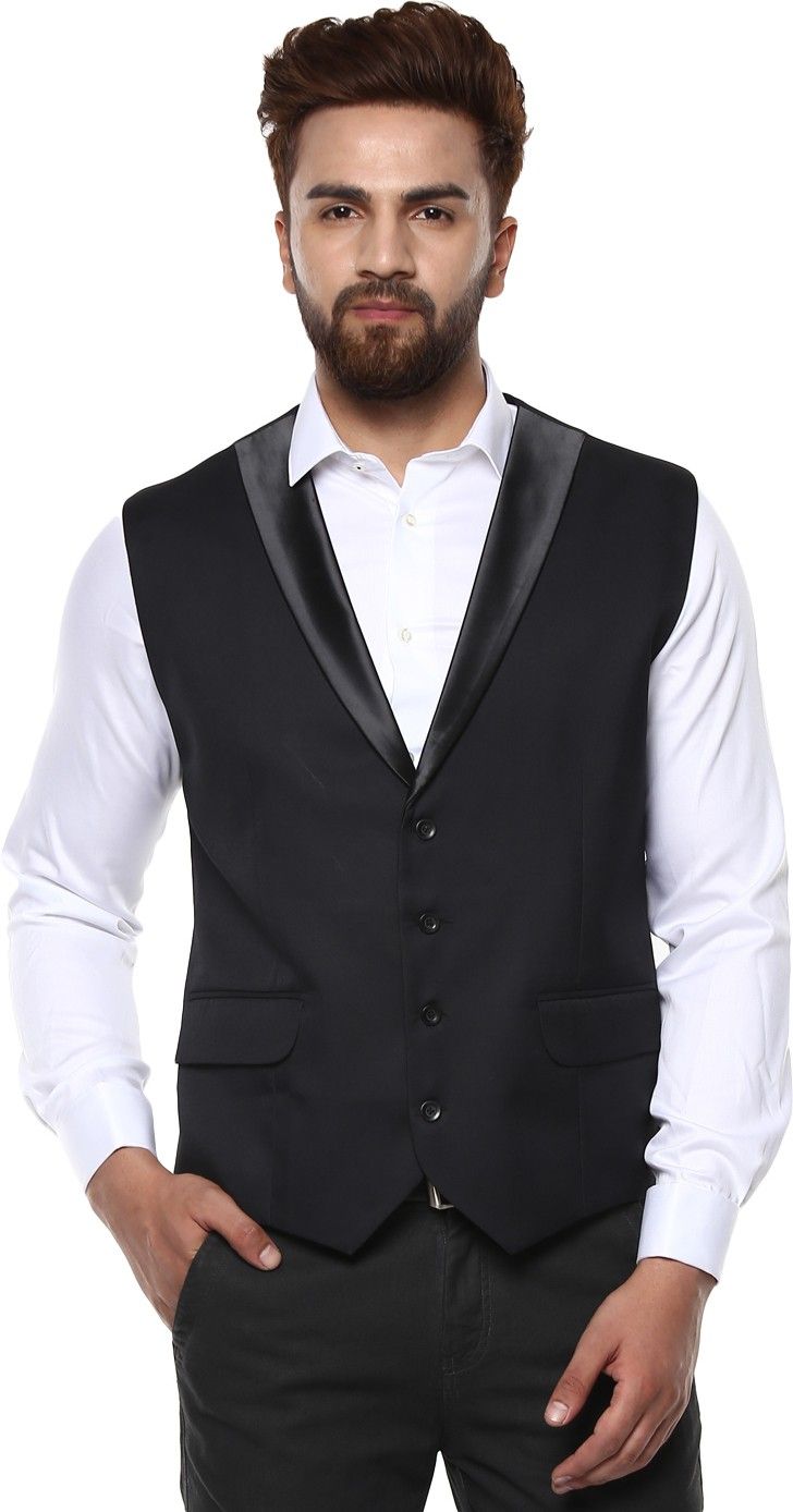 jihuzur Solid Men Waistcoat-picture-22