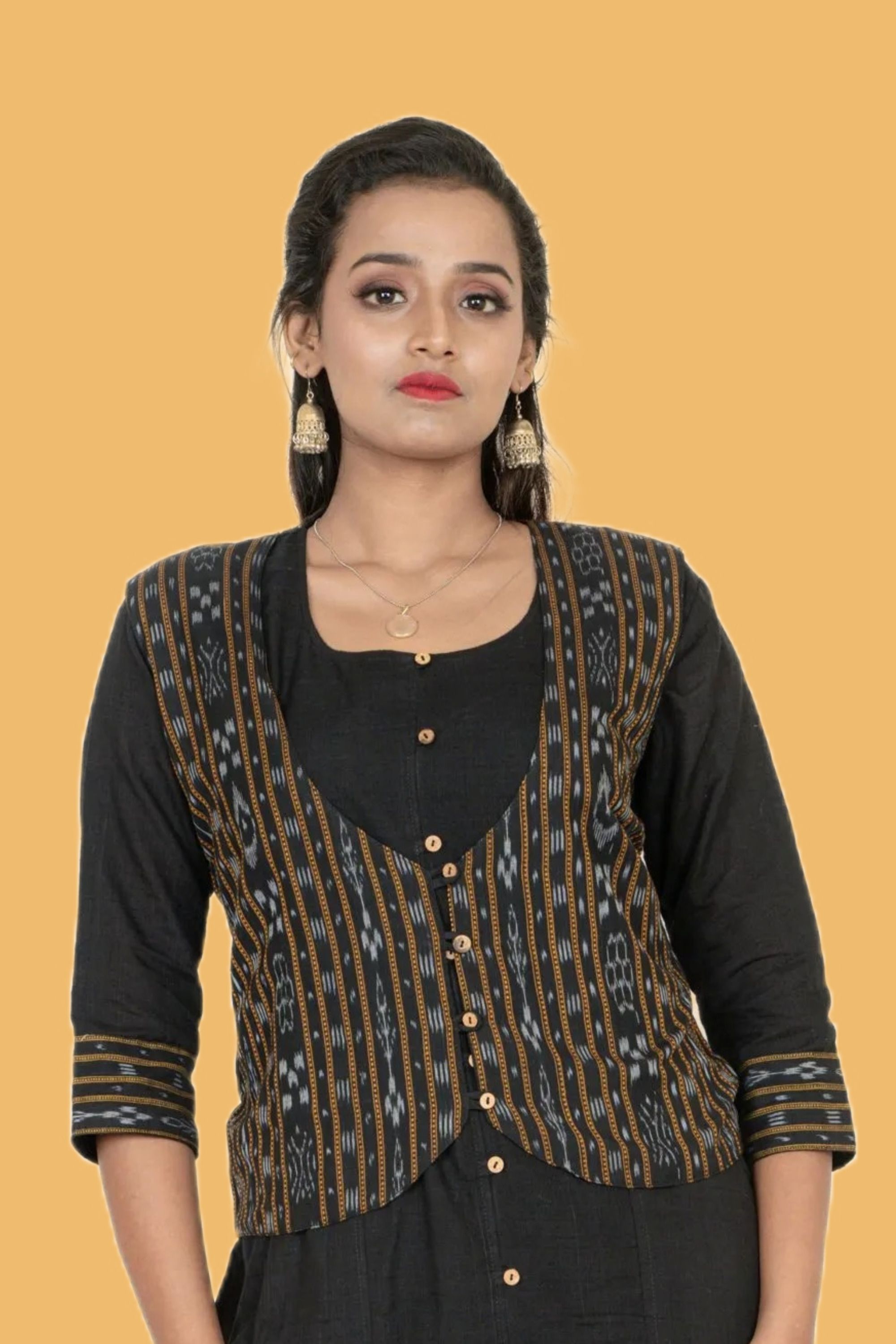 ghl Striped Women Waistcoat-picture-46