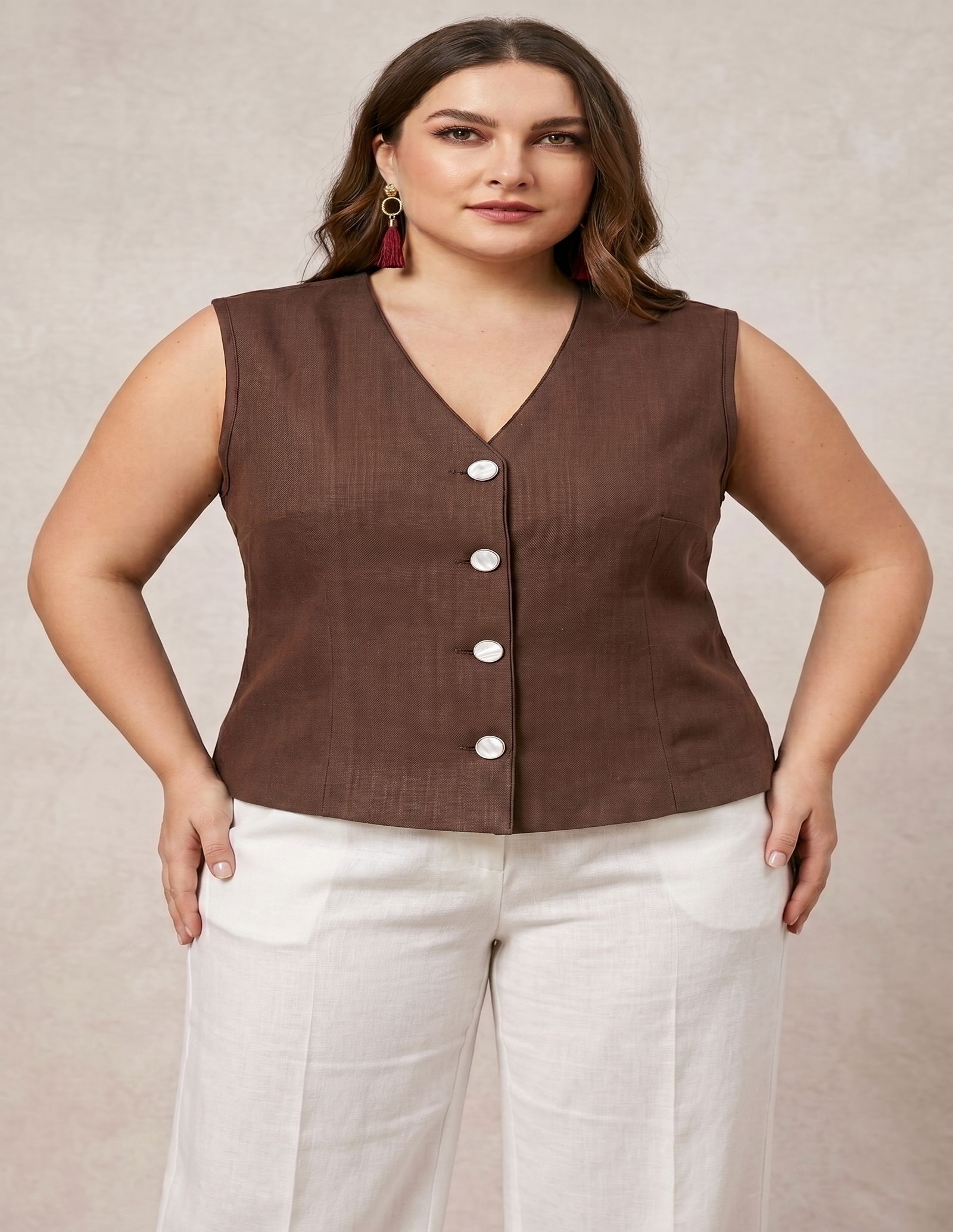 theclassictogs Solid Women Waistcoat-picture-11