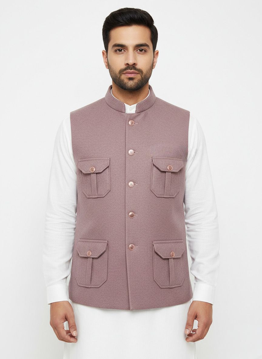 ynstrends Solid Men Waistcoat-picture-11