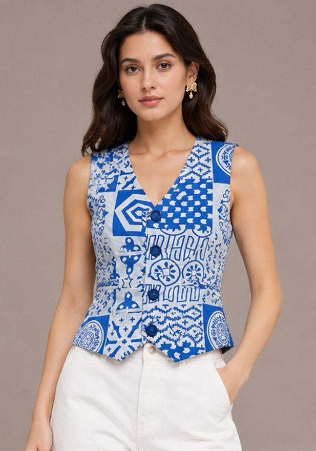 bhavyaexports Printed Women Waistcoat-picture-41