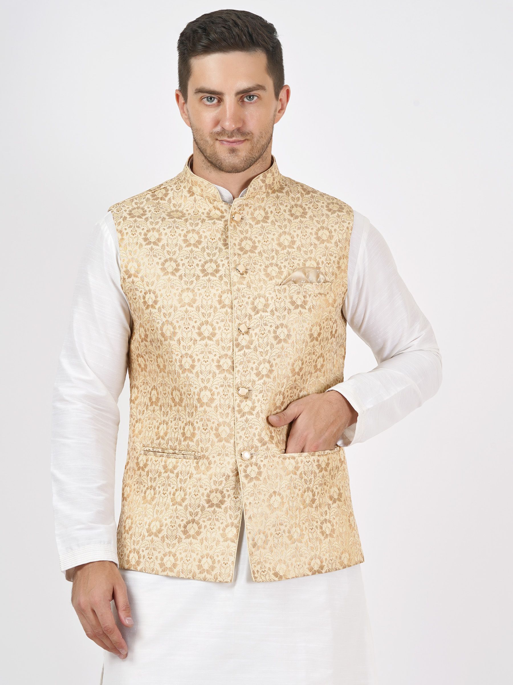 badoliya & sons Embellished Men Waistcoat-picture-8