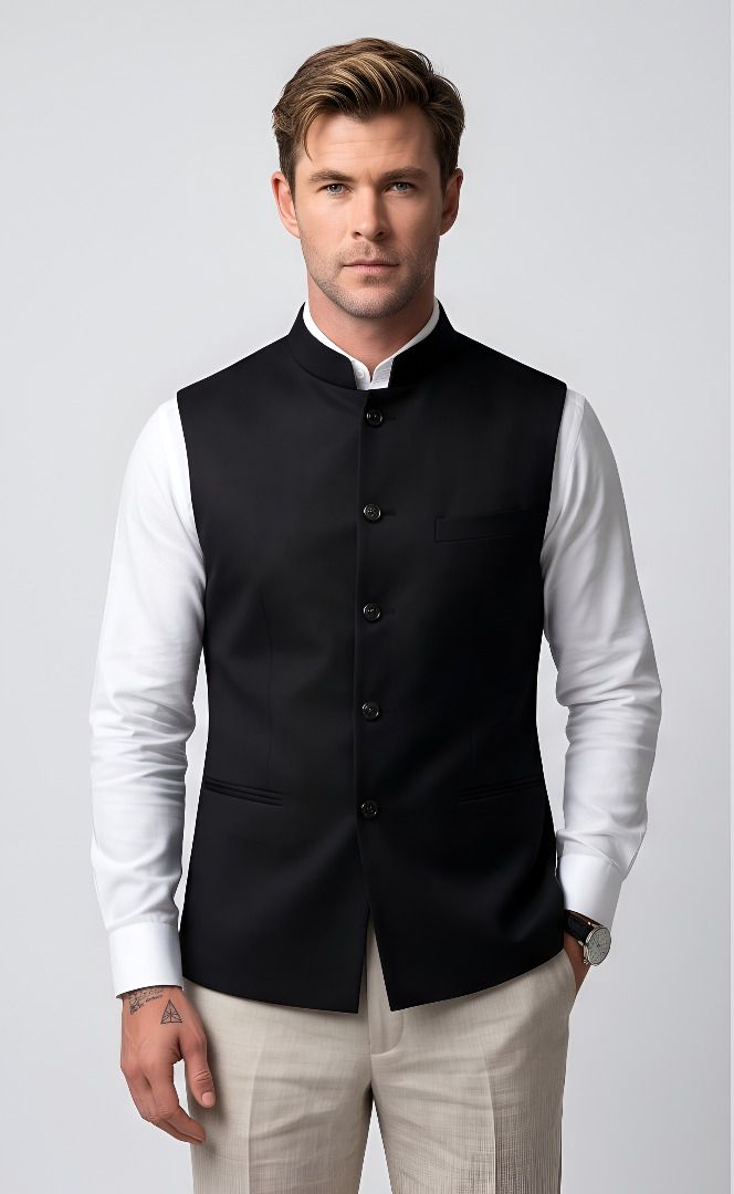 purever india Solid Men Waistcoat-picture-35