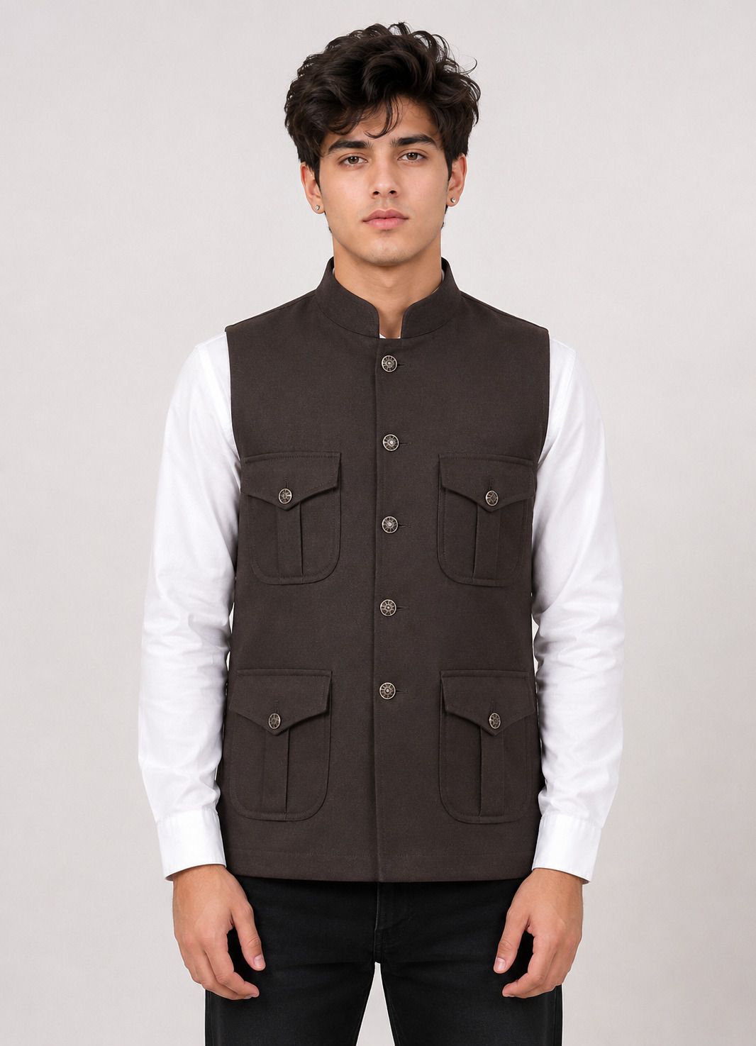 nadwi garments Solid Men Waistcoat-picture-23