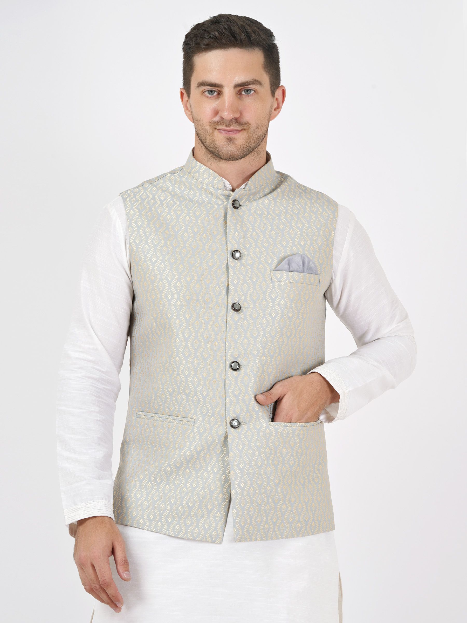badoliya & sons Embellished Men Waistcoat-picture-25