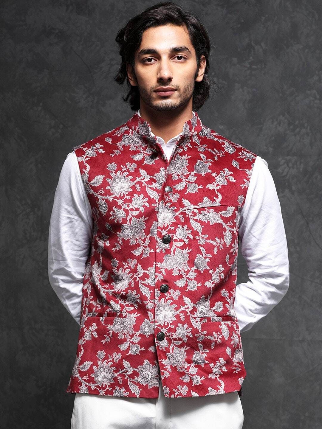 rare rabbit Printed Men Waistcoat-picture-12