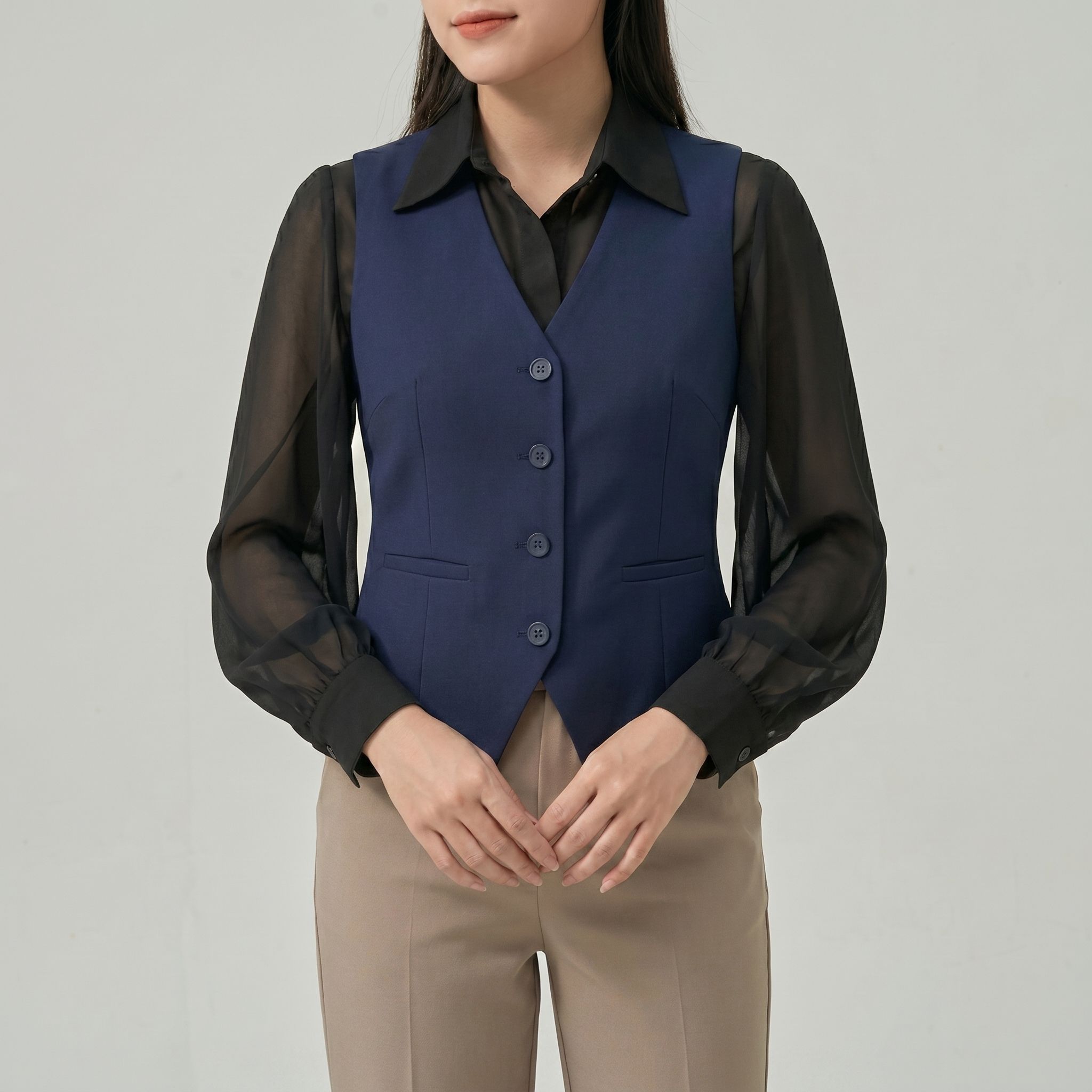 perfect productions Solid Women Waistcoat-picture-34