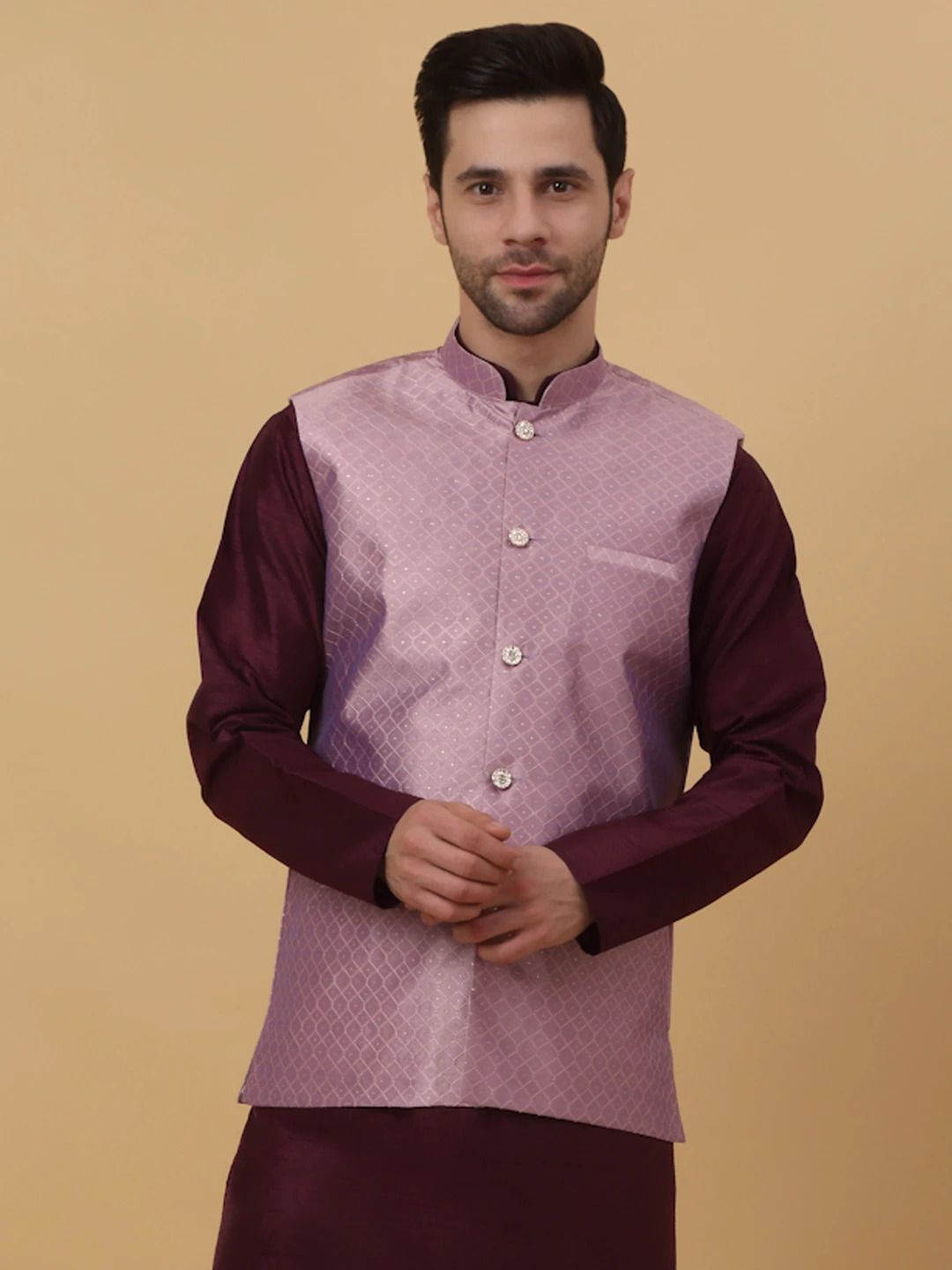 kraft india Solid Men Waistcoat-picture-13